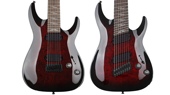 Schecter Omen Elite 8-String vs. 7-String