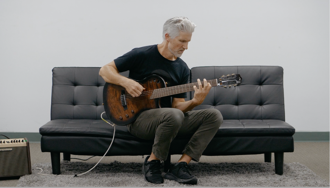 Cordoba Stage Edge Burst Nylon Electric Guitar