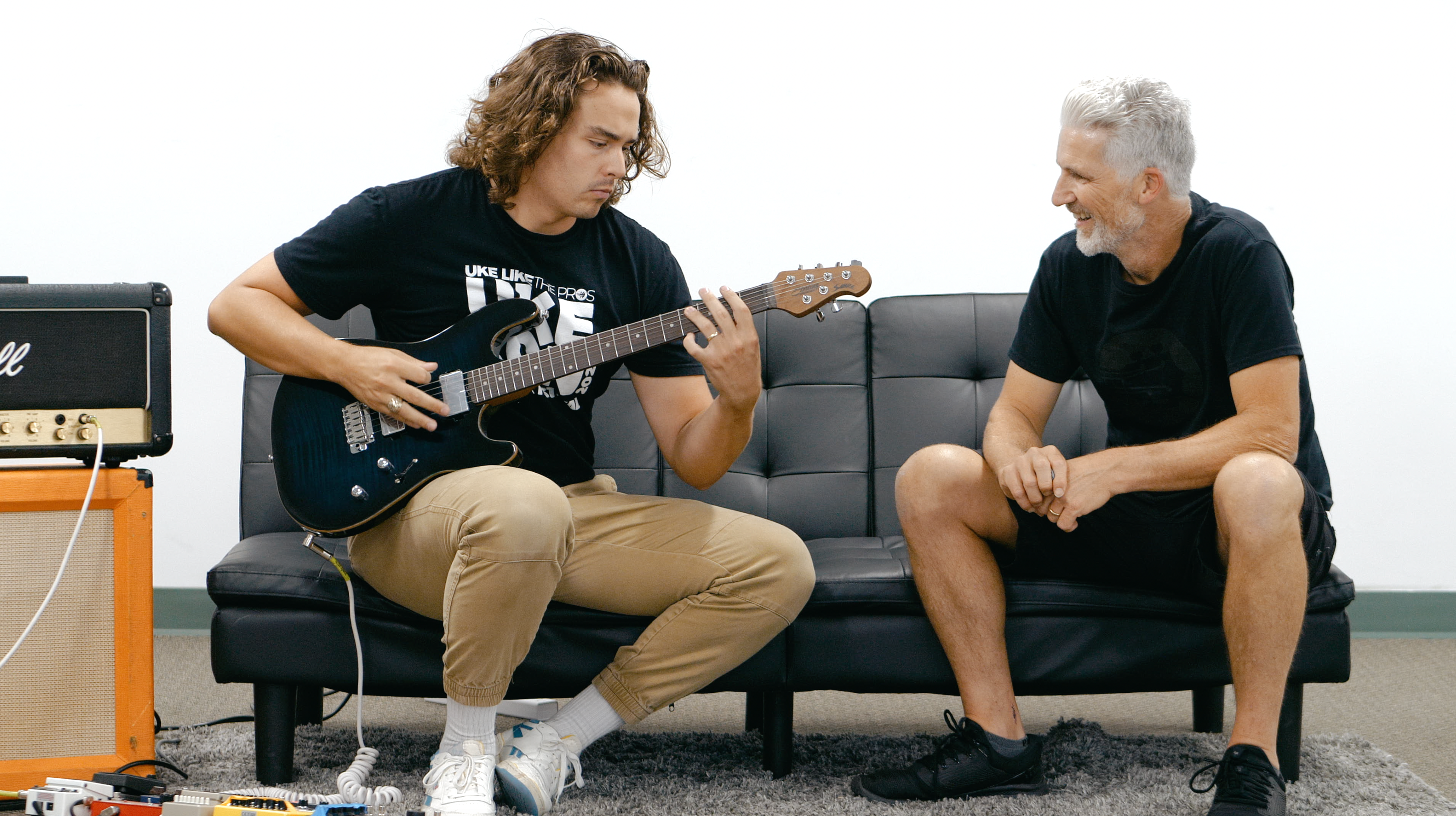 Sterling by Music Man Sabre Dark Blue Burst Electric Guitar