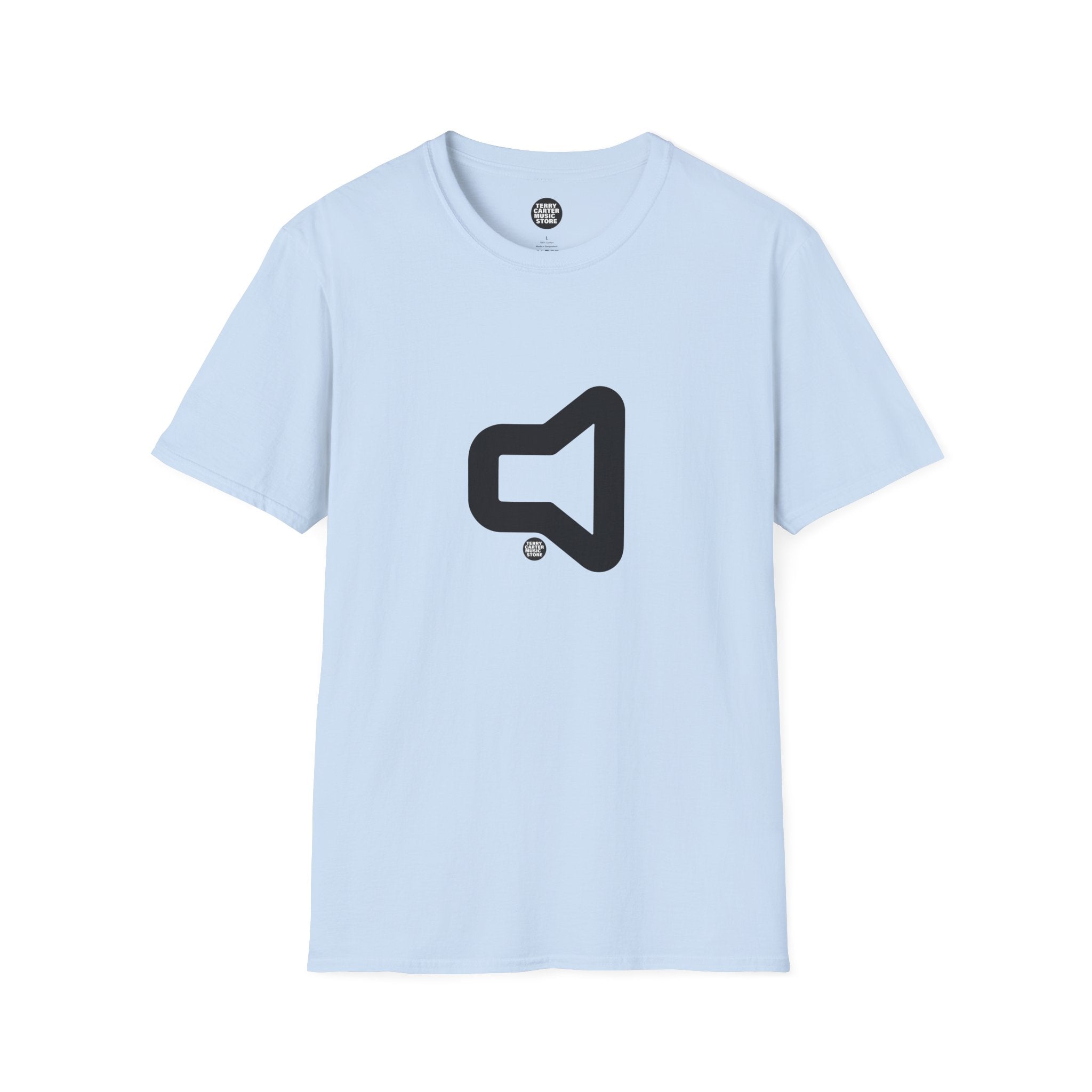 Speaker Icon T‑Shirt - Black Logo