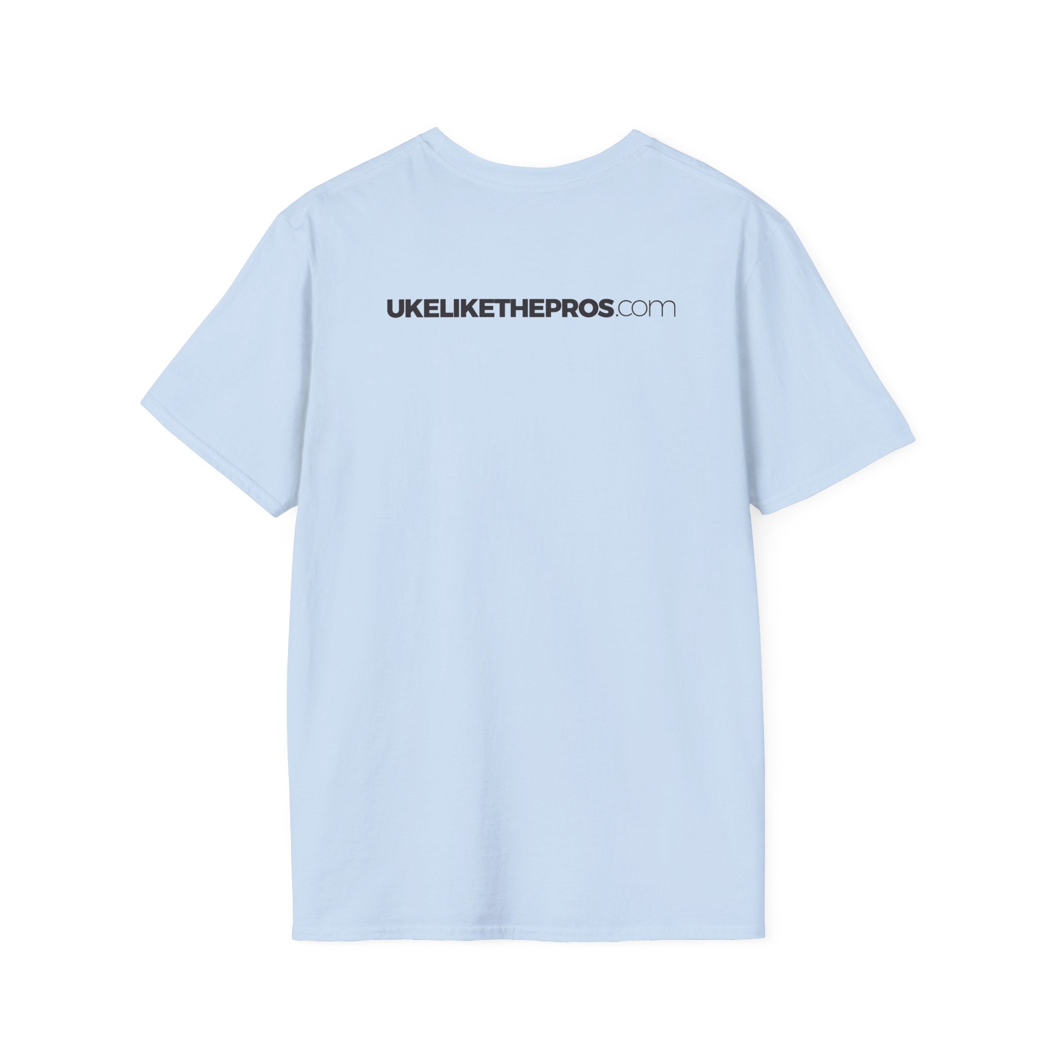 Uke Like The Pros T-Shirt - Black Logo