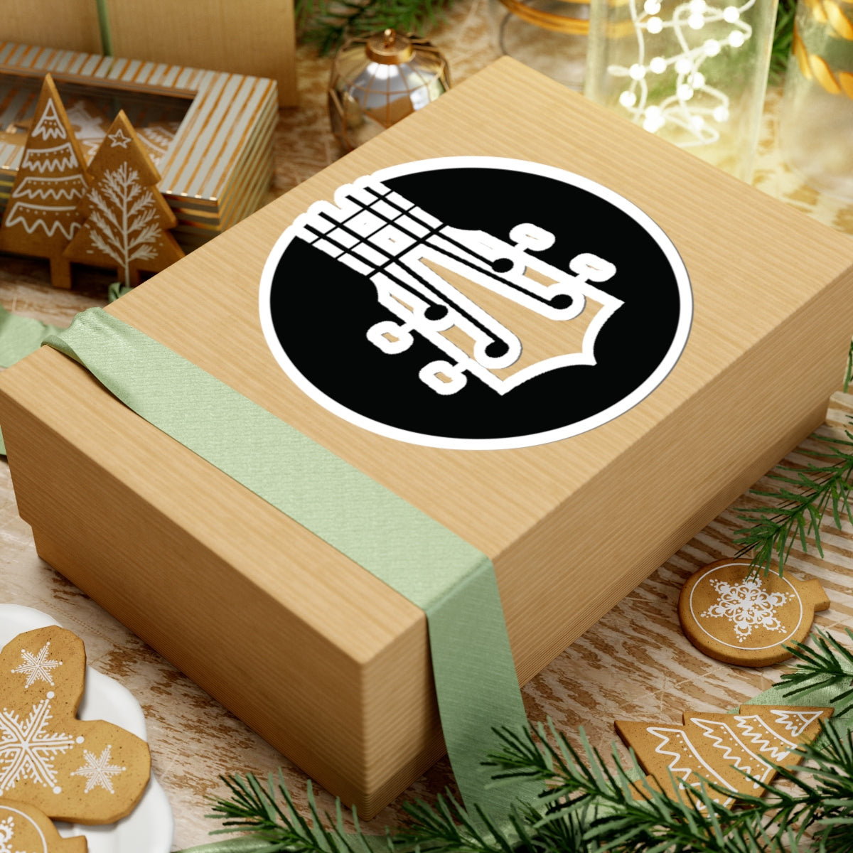 Uke Like The Pros Sticker - Black Logo