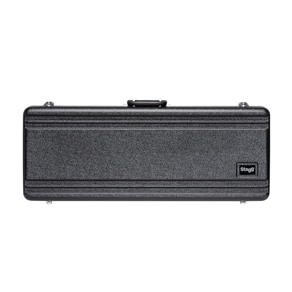 Stagg ABS-TS ABS case for tenor saxophone: front view of the closed case