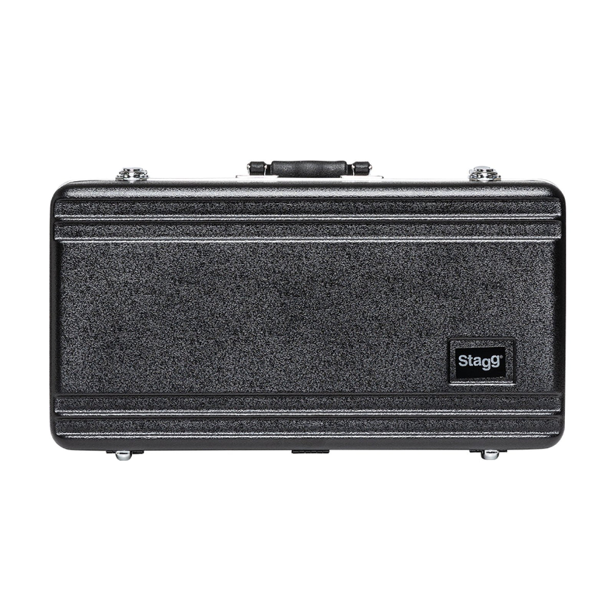 Stagg ABS-TP ABS case for trumpet: front view of the closed case