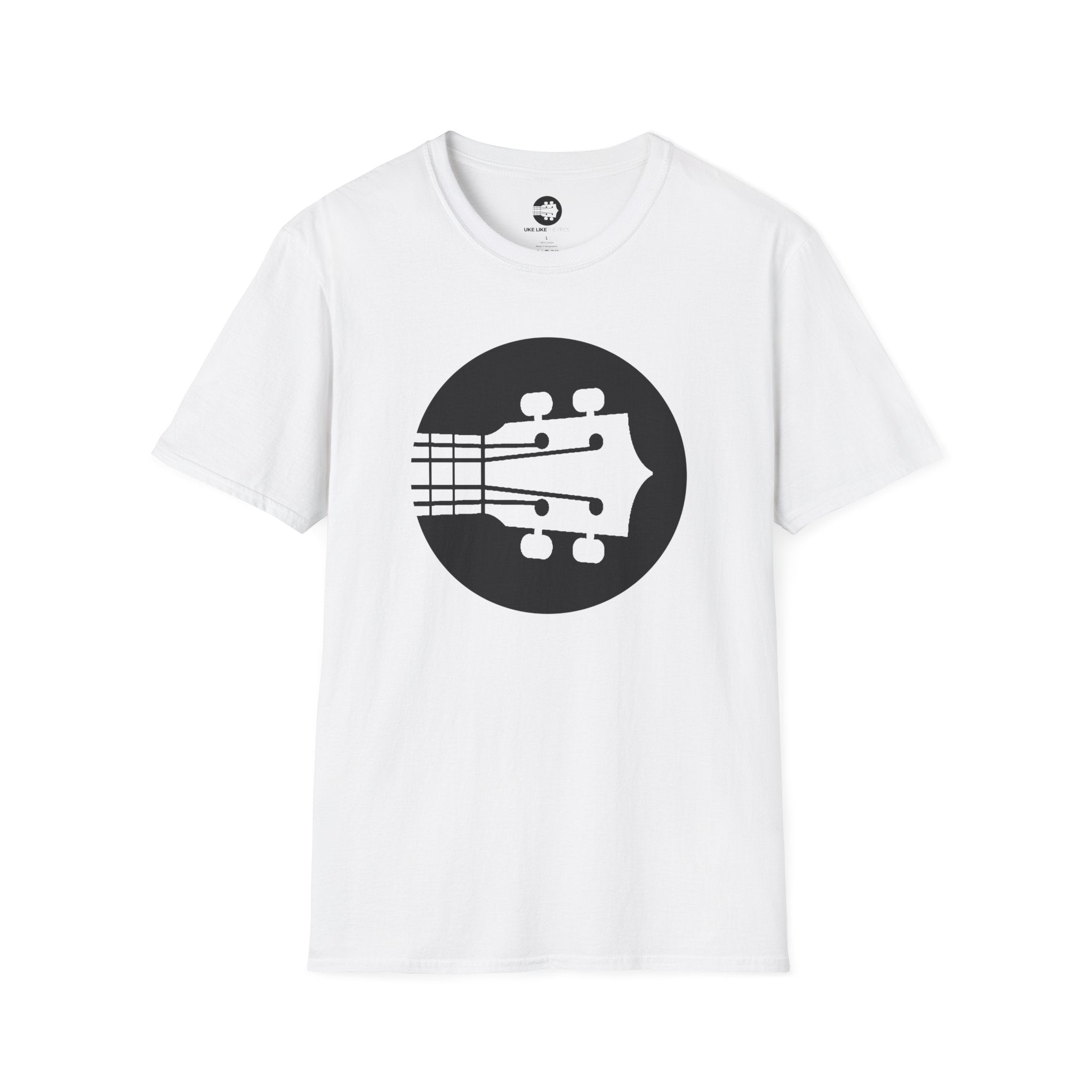Uke Like The Pros T-Shirt - Black Logo