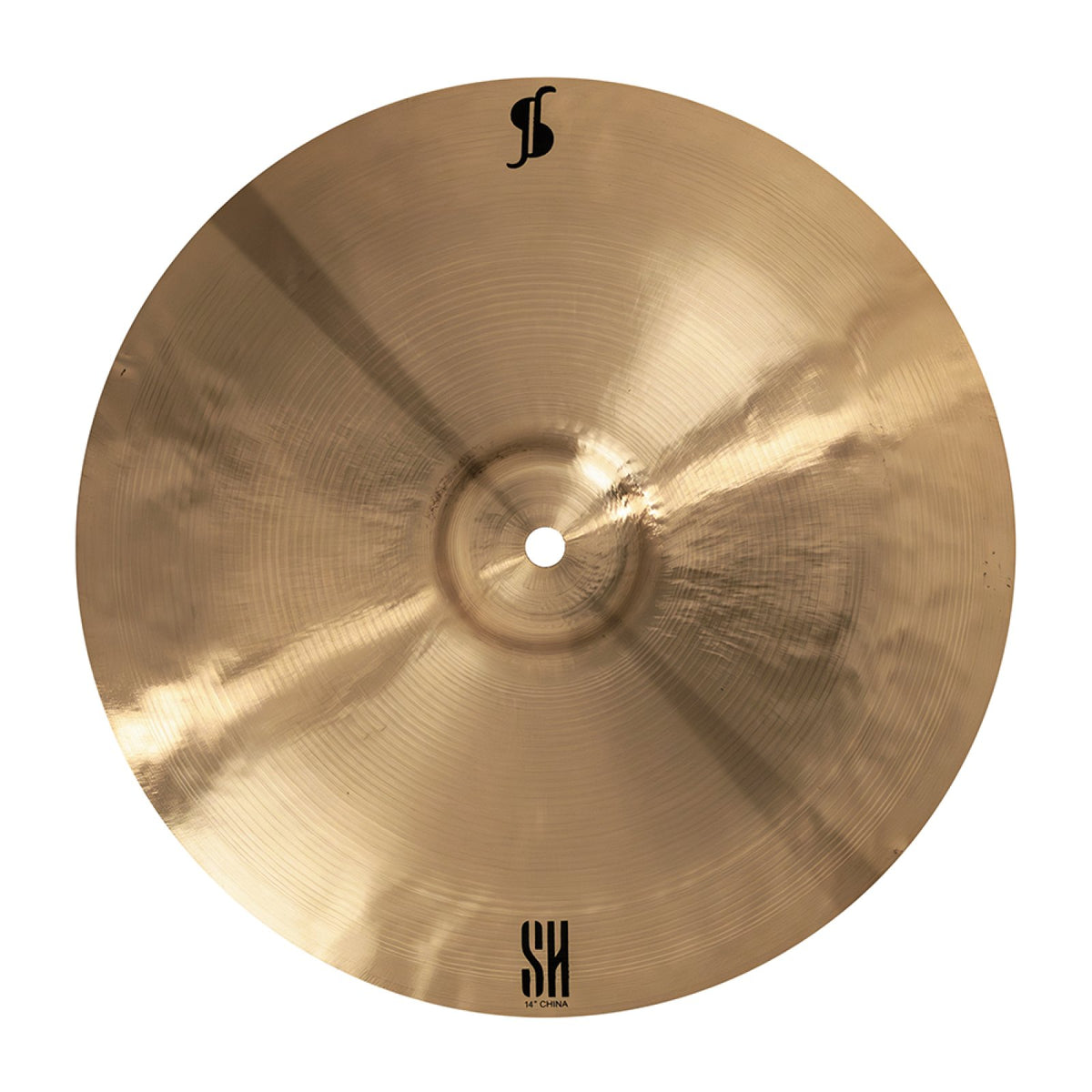 Stagg SH-CH14R 14-inch SH Regular China cymbal, top-down view of the bronze surface