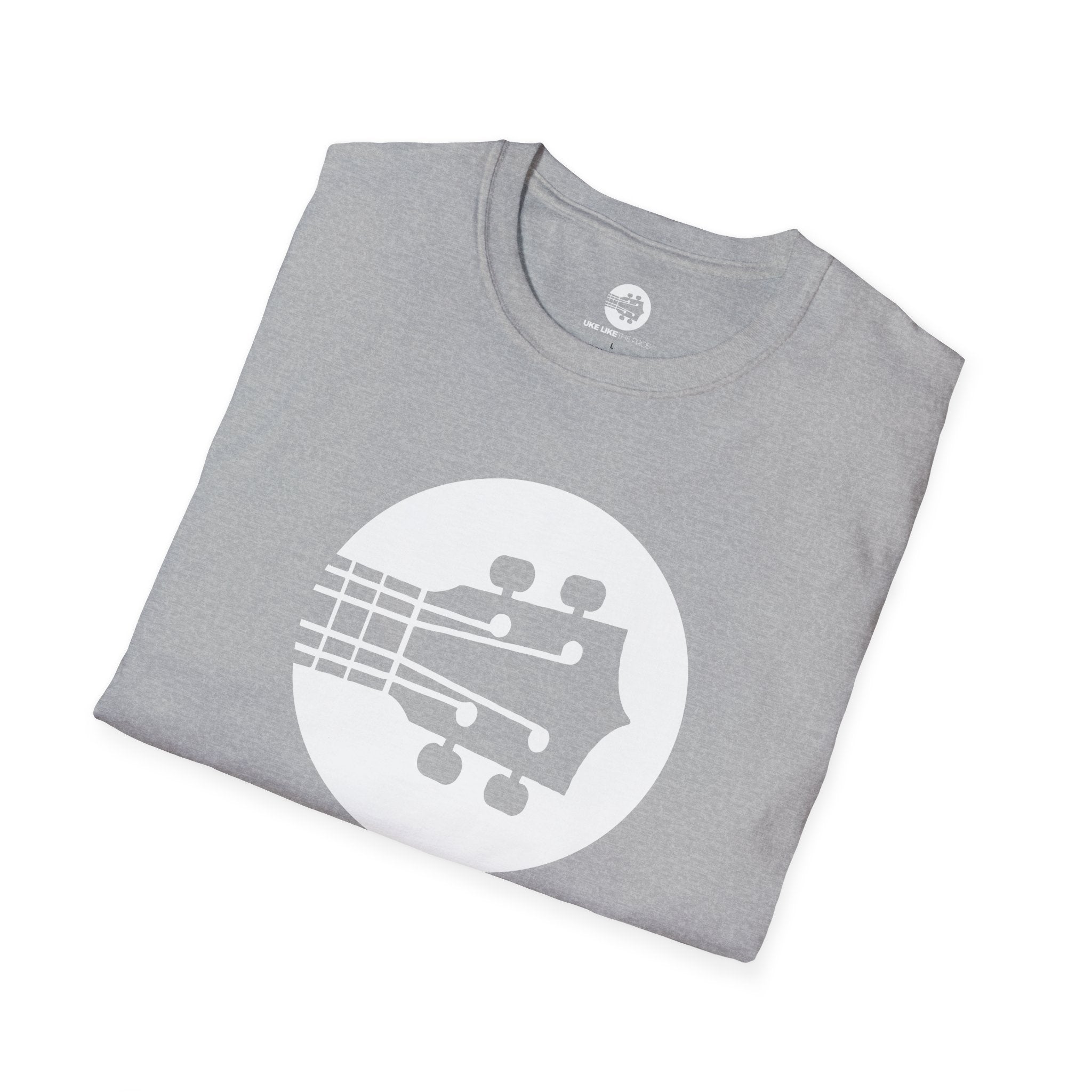 Uke Like The Pros T-Shirt - White Logo