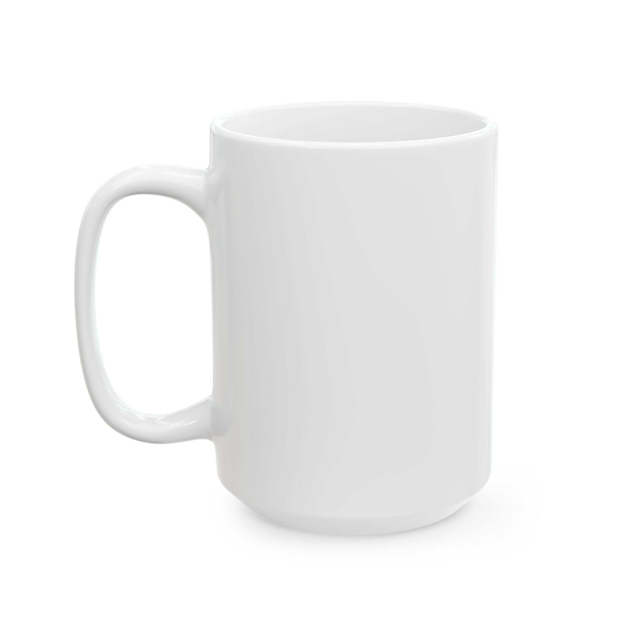 Speaker Icon White Ceramic Mug - 11oz & 15oz