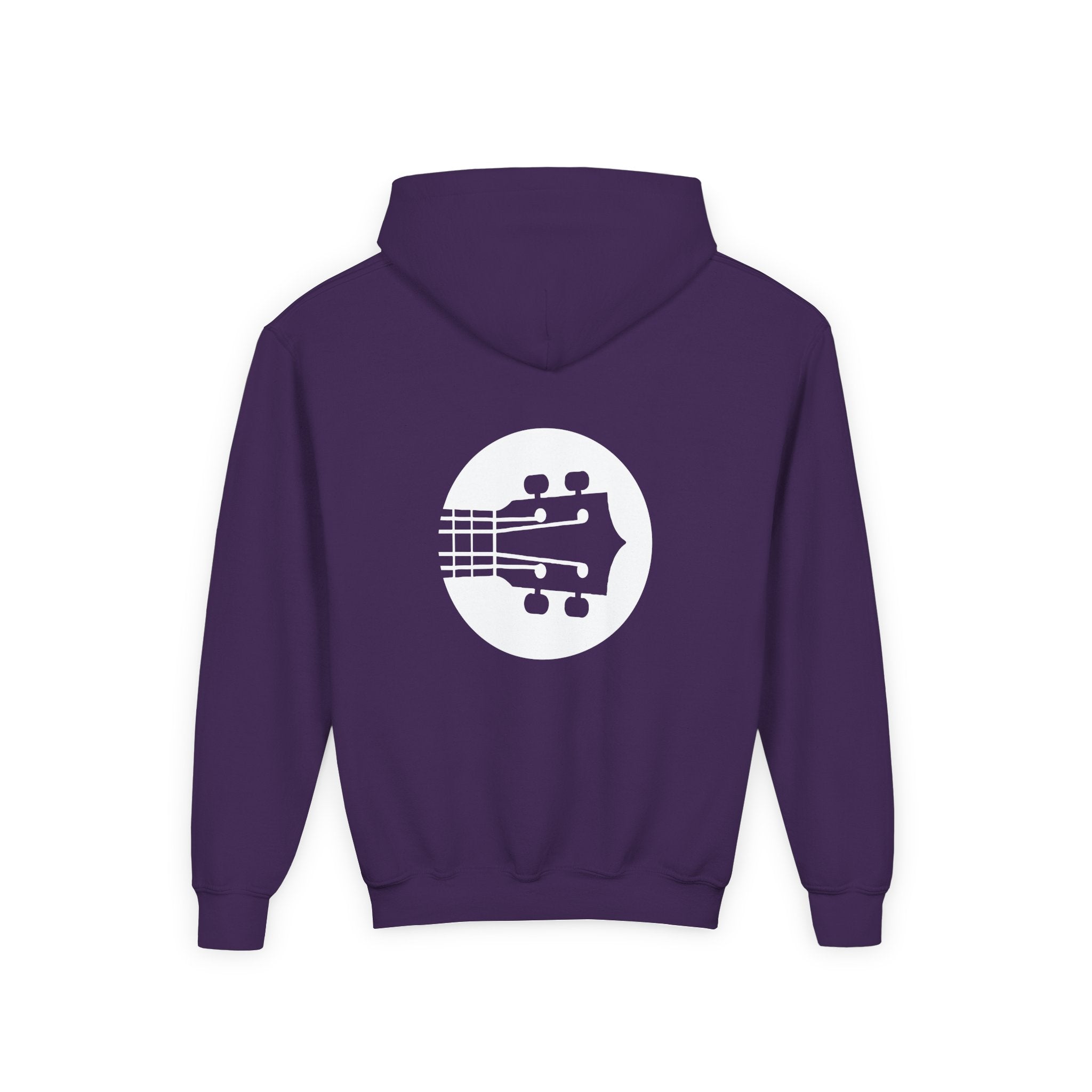 Uke Like The Pros Youth Hoodie - White Logo