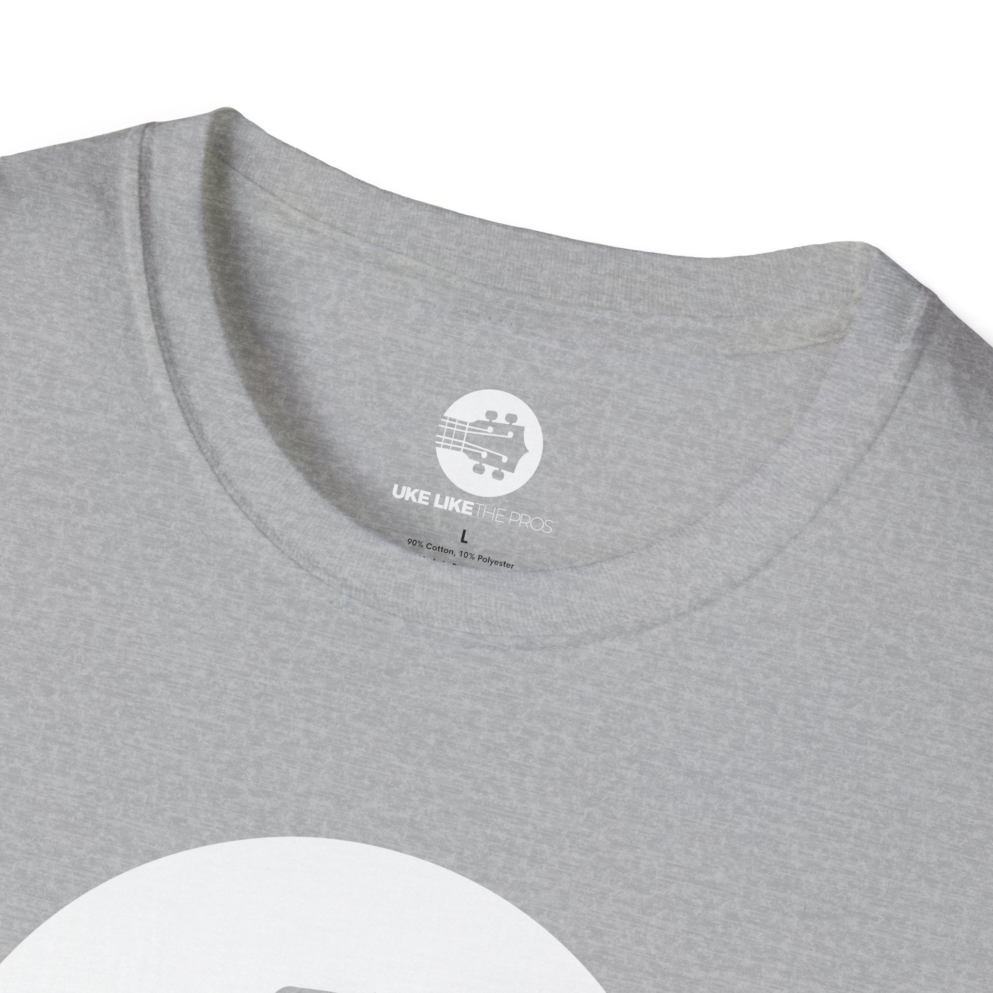 Uke Like The Pros T-Shirt - White Logo