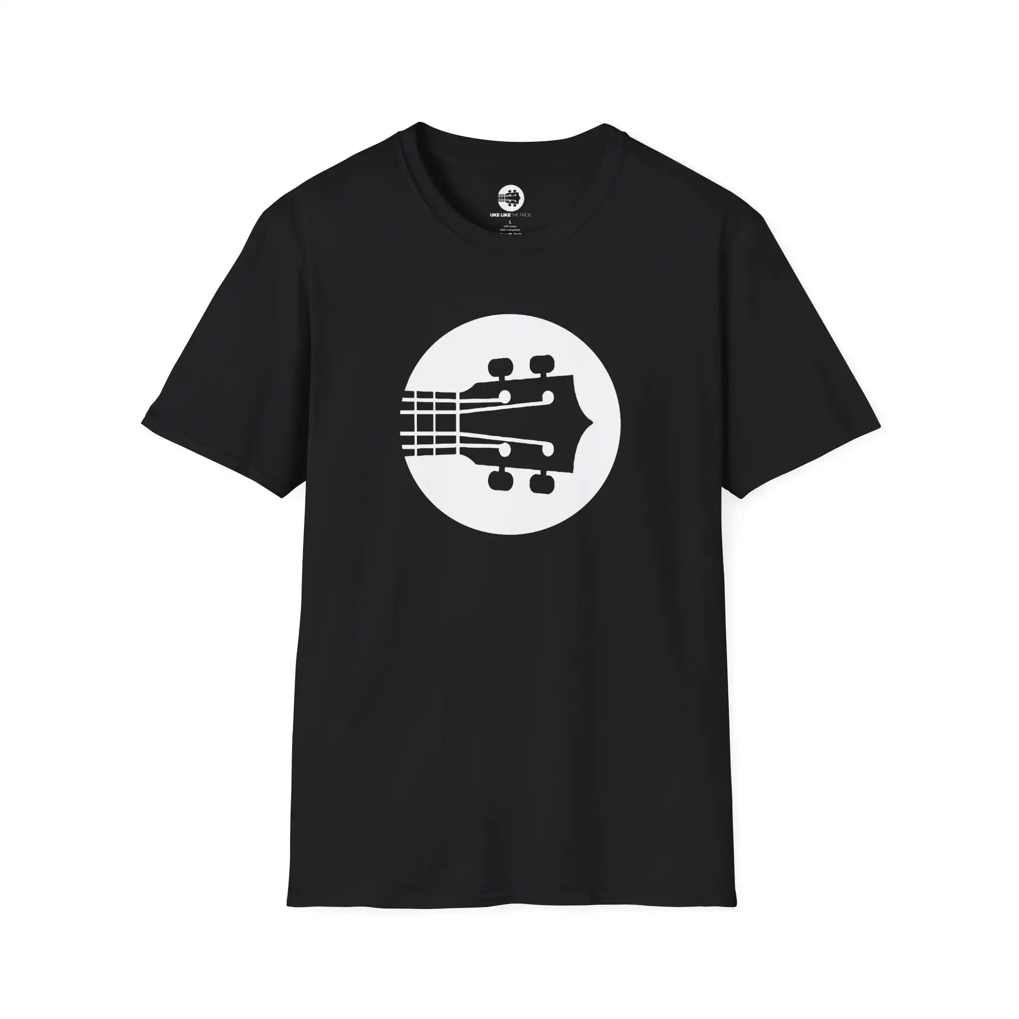 Uke Like The Pros T-Shirt - White Logo