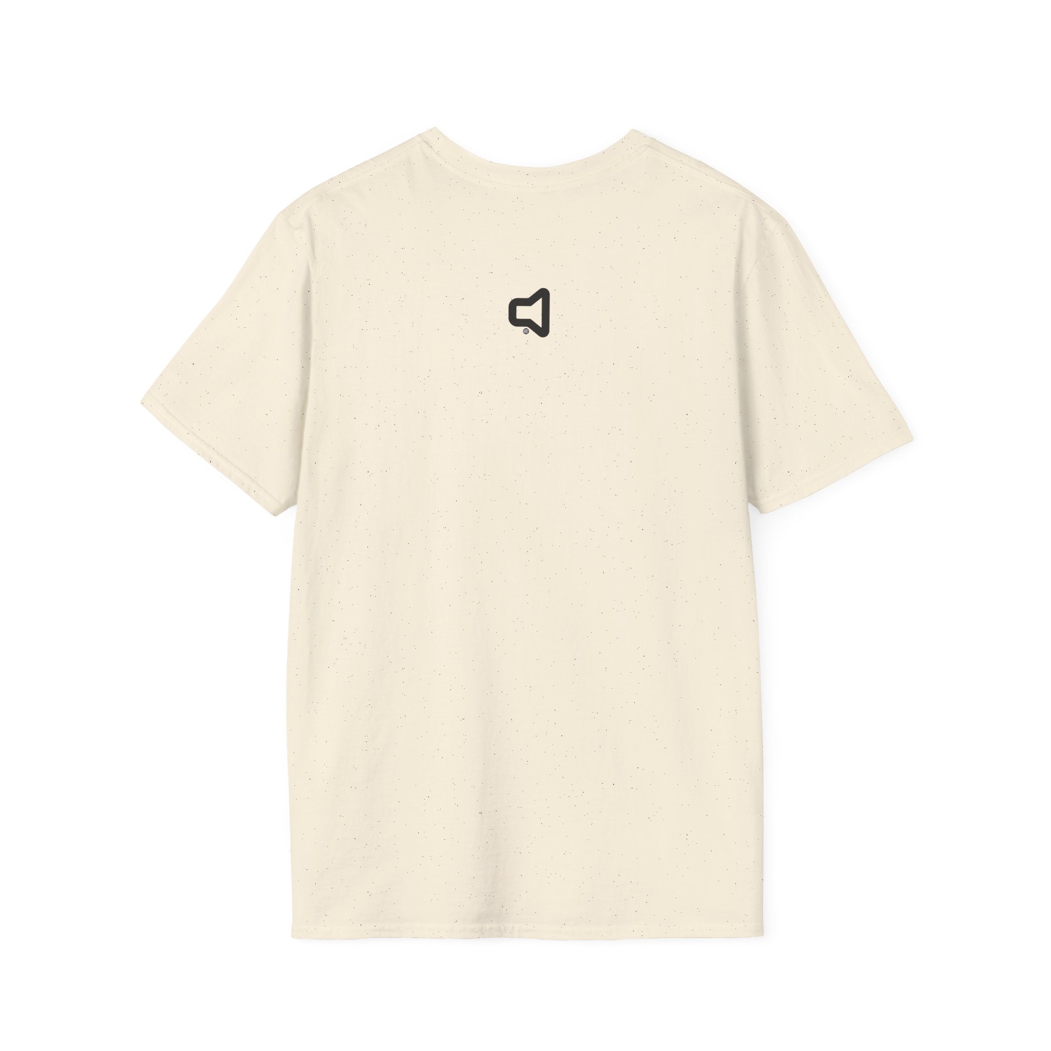 Speaker Icon T‑Shirt - Black Logo