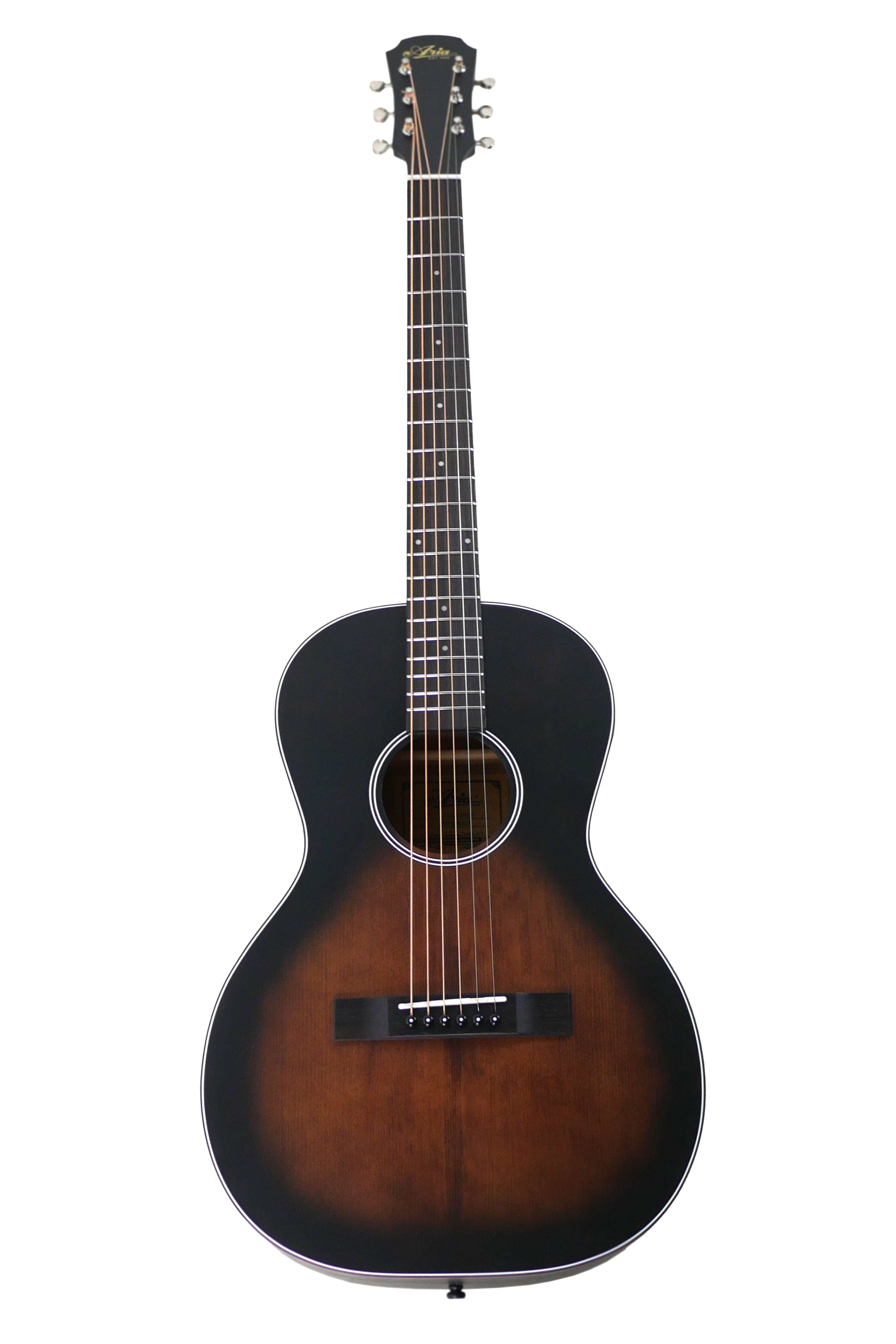 Aria 131DP-MUBR Muddy Brown Parlor Guitar