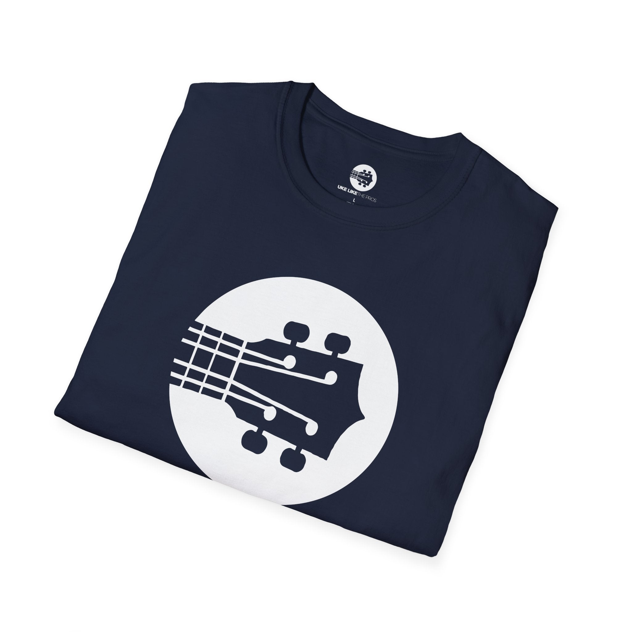 Uke Like The Pros T-Shirt - White Logo