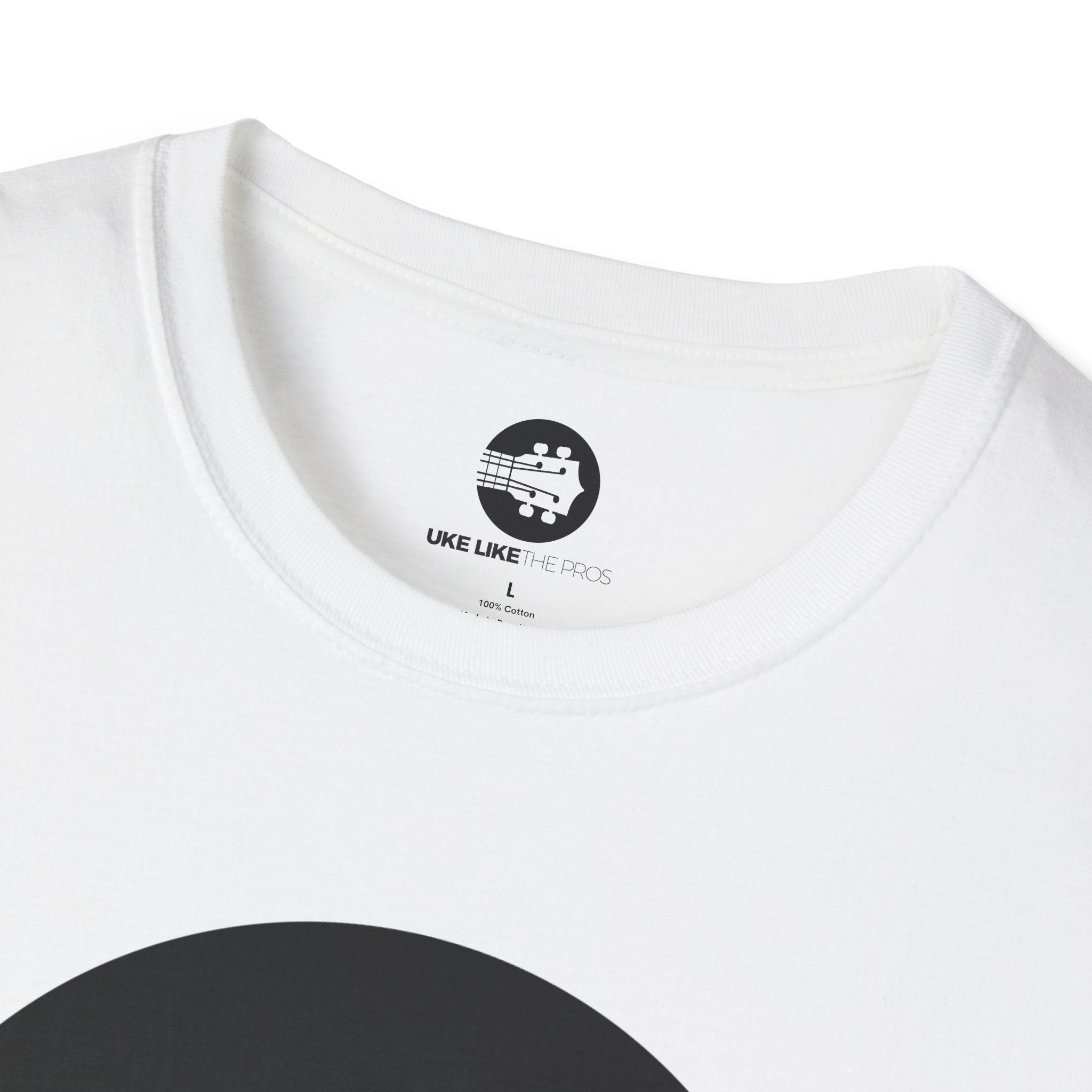 Uke Like The Pros T-Shirt - Black Logo