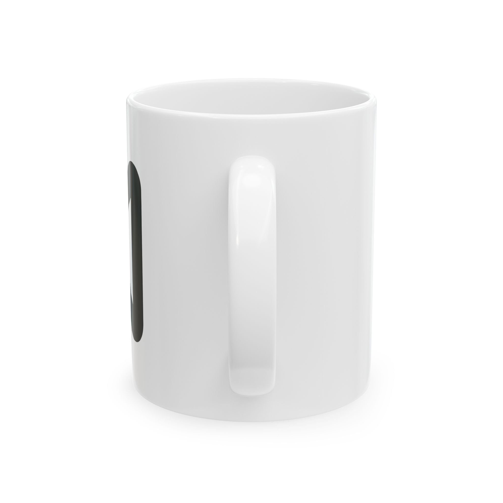Speaker Icon White Ceramic Mug - 11oz & 15oz