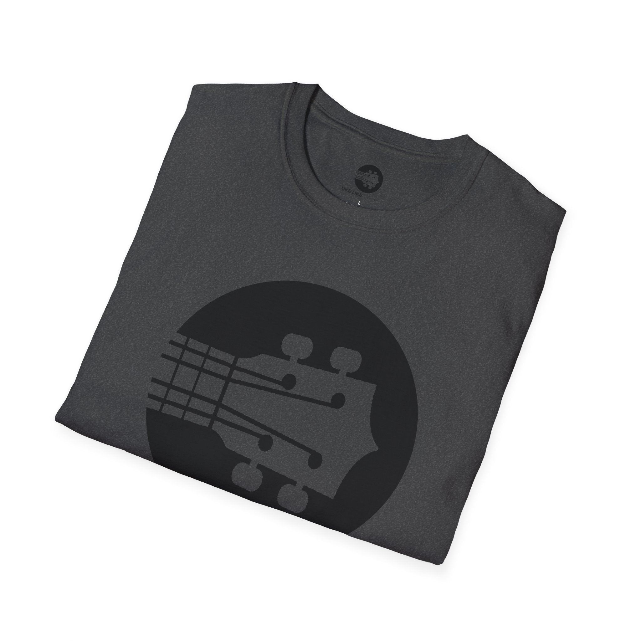 Uke Like The Pros T-Shirt - Black Logo