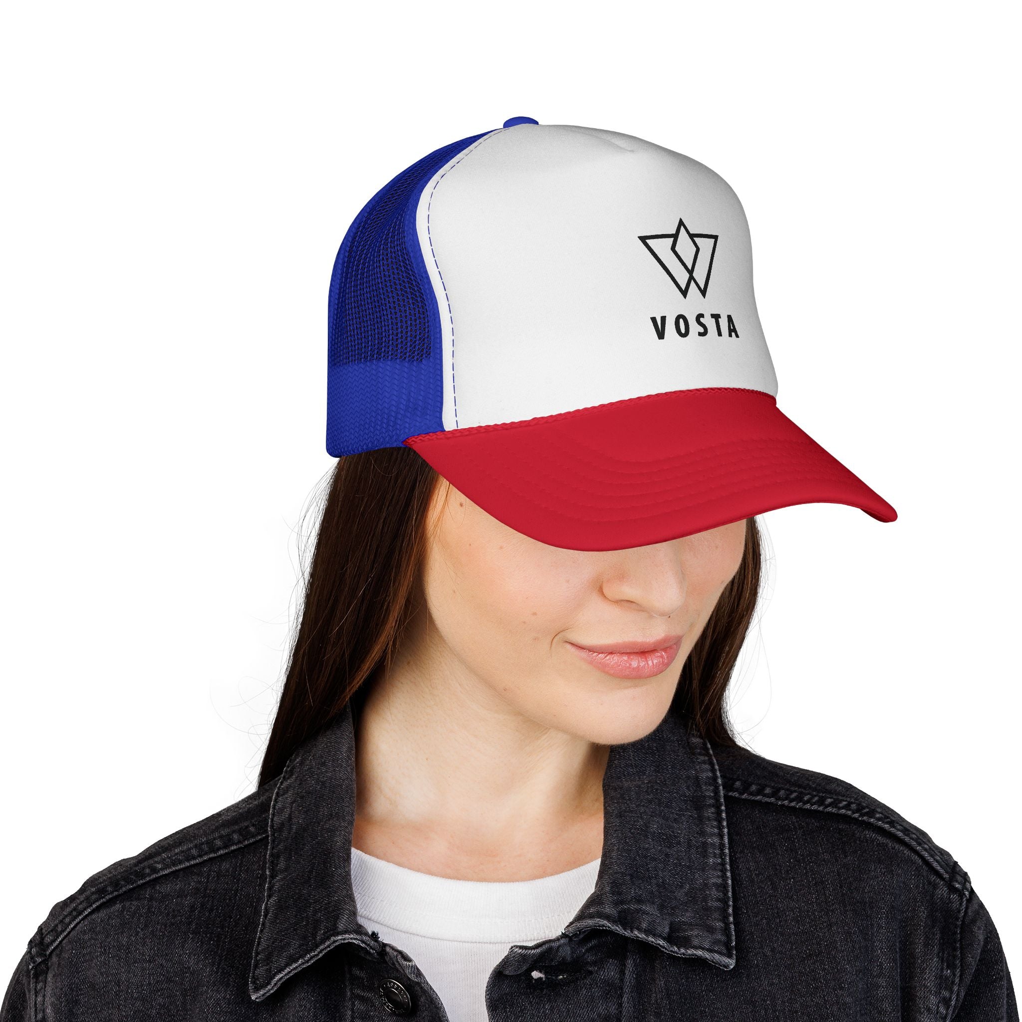 Vosta Trucker Cap — Black Logo