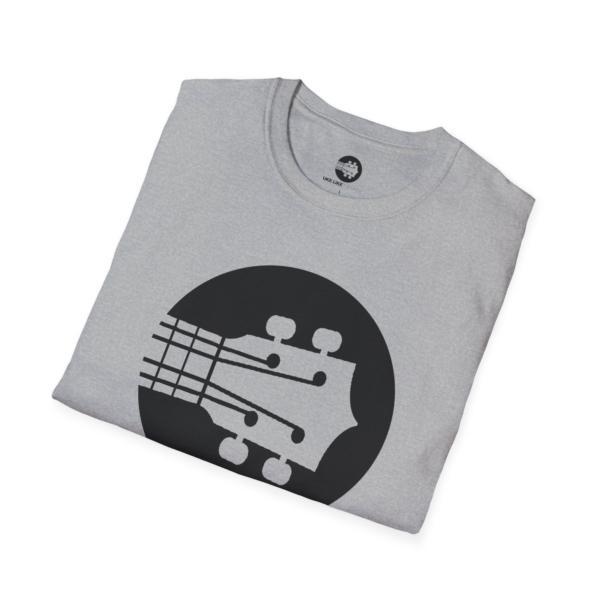 Uke Like The Pros T-Shirt - Black Logo