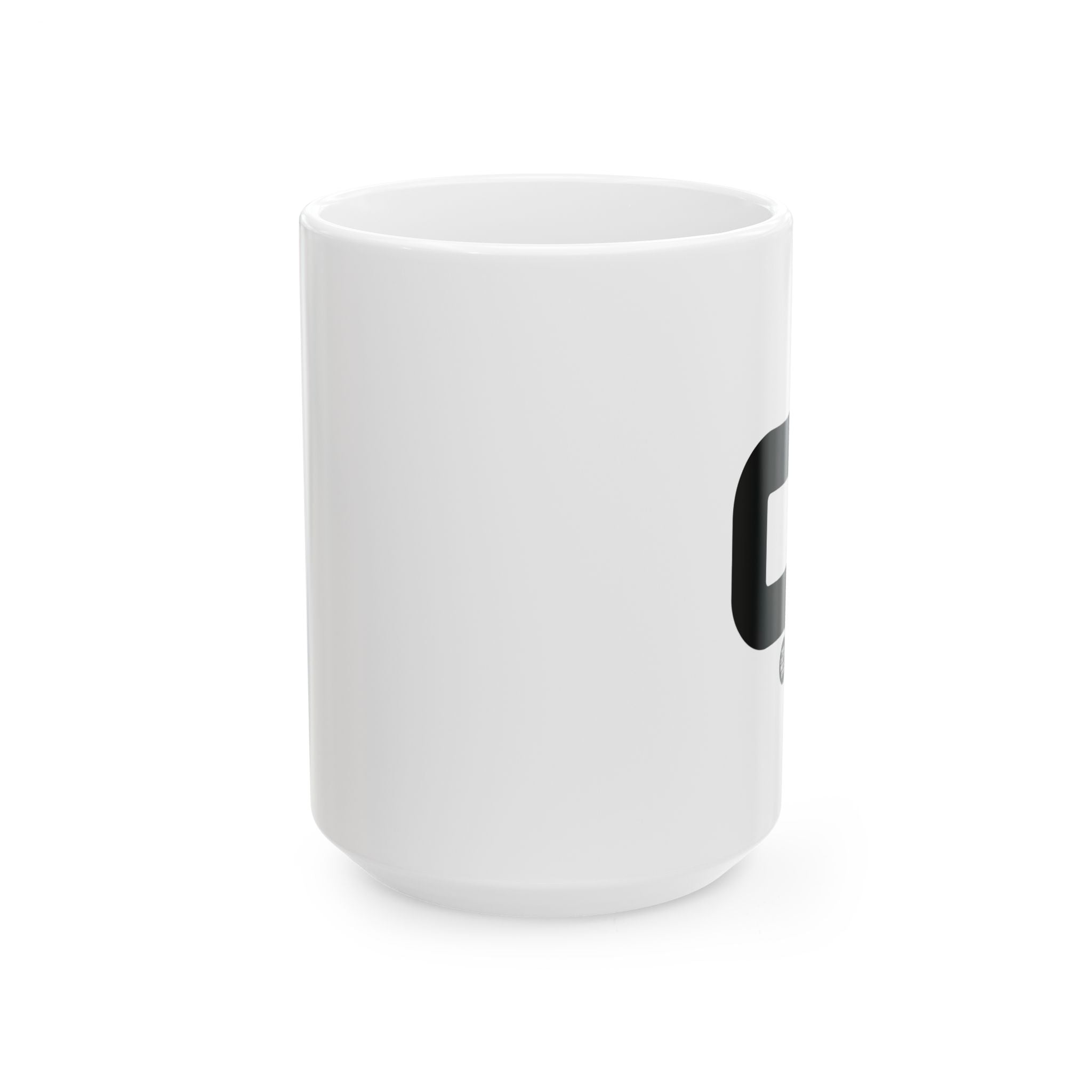 Speaker Icon White Ceramic Mug - 11oz & 15oz