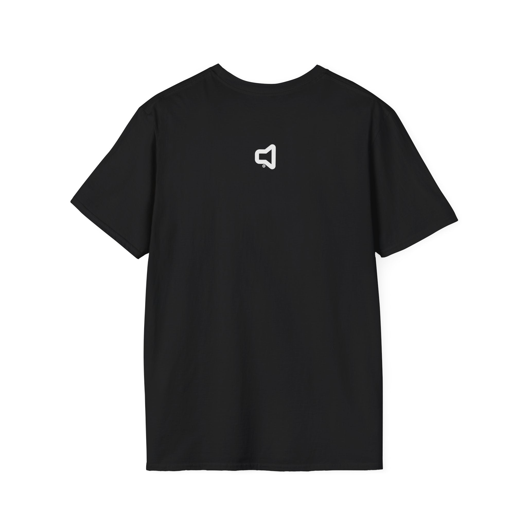 Speaker Icon T‑Shirt - White Logo