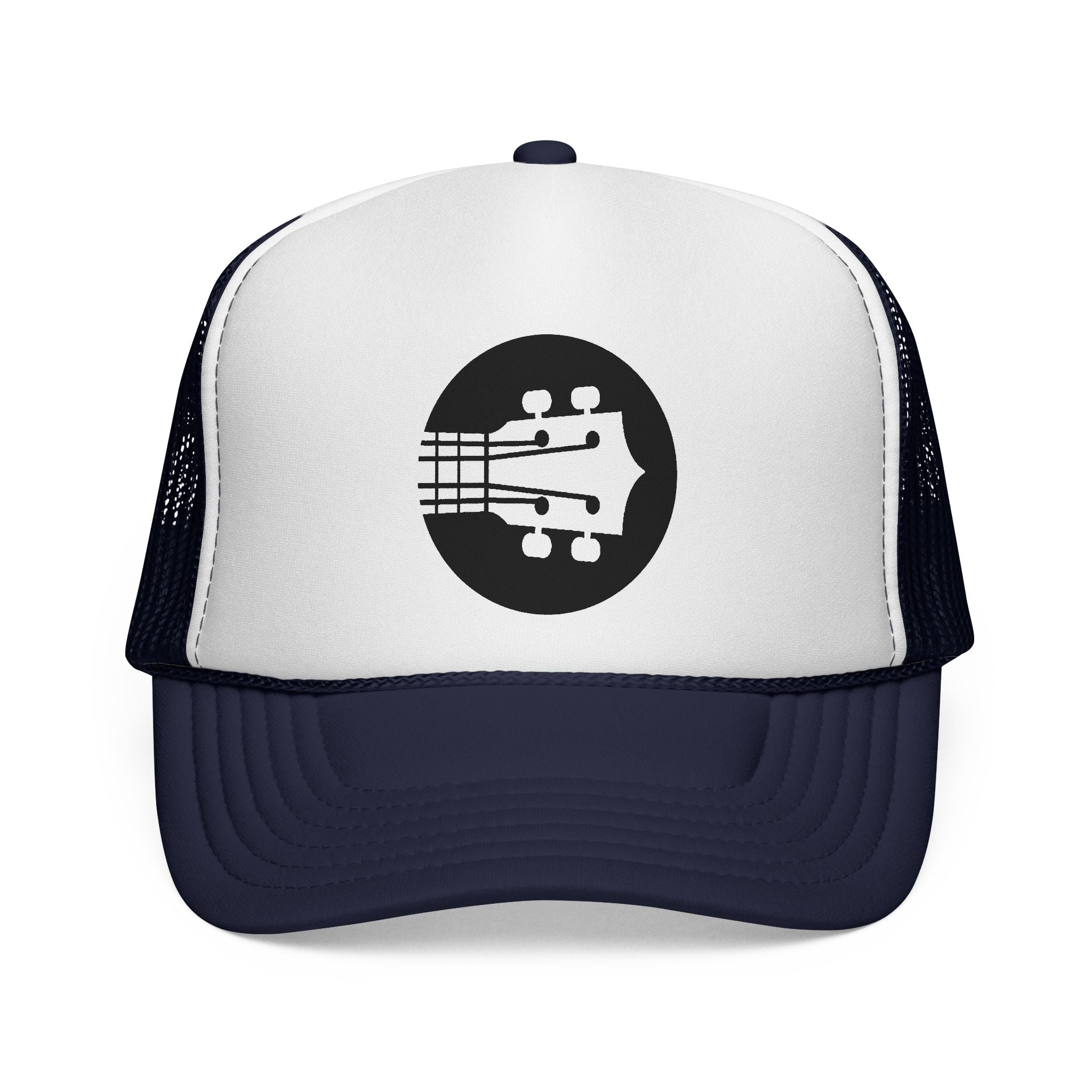 Uke Like The Pros Trucker Hat - Black Logo