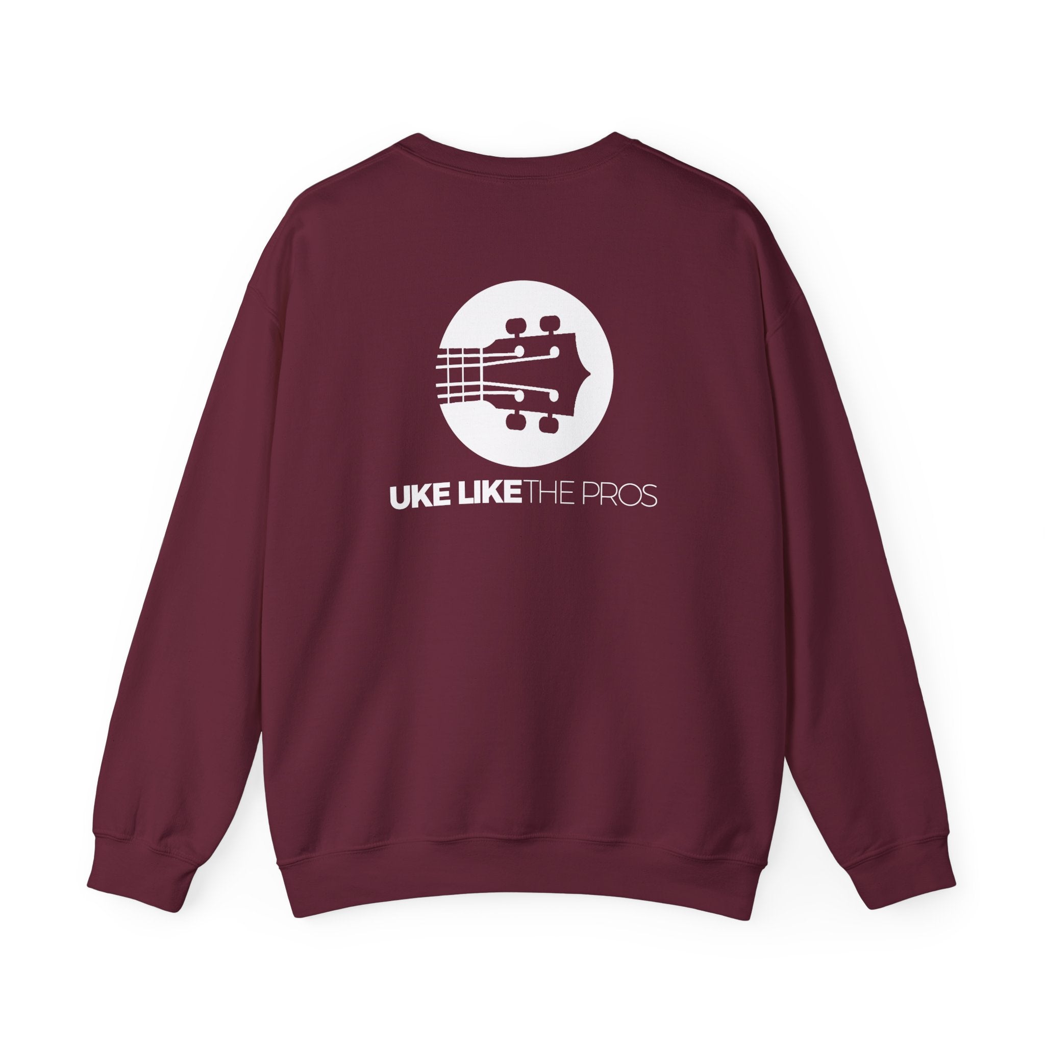 Uke Like The Pros Sweatshirt - White Logo