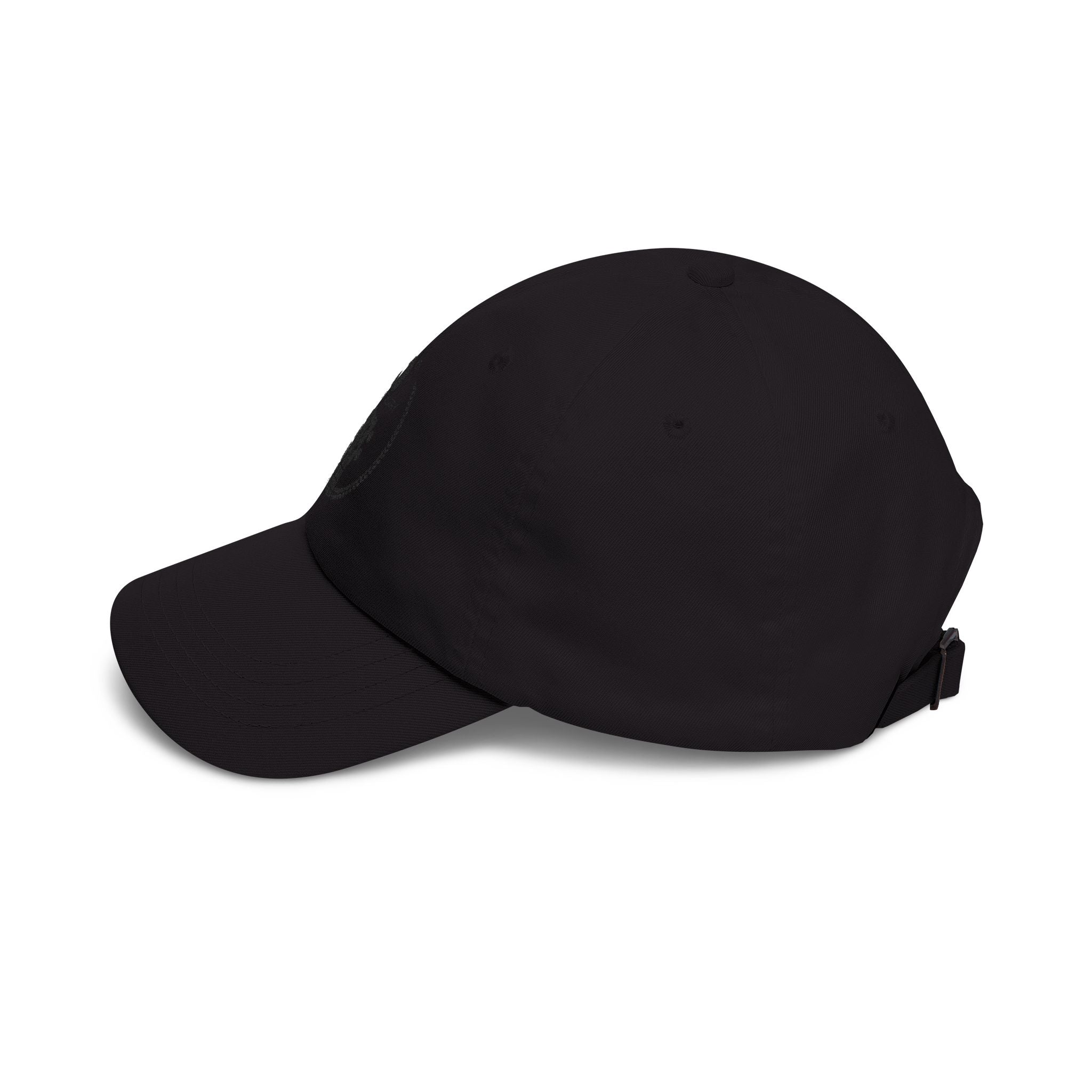Uke Like The Pros 10th Anniversary Embroidered Dad Cap - Black on Black