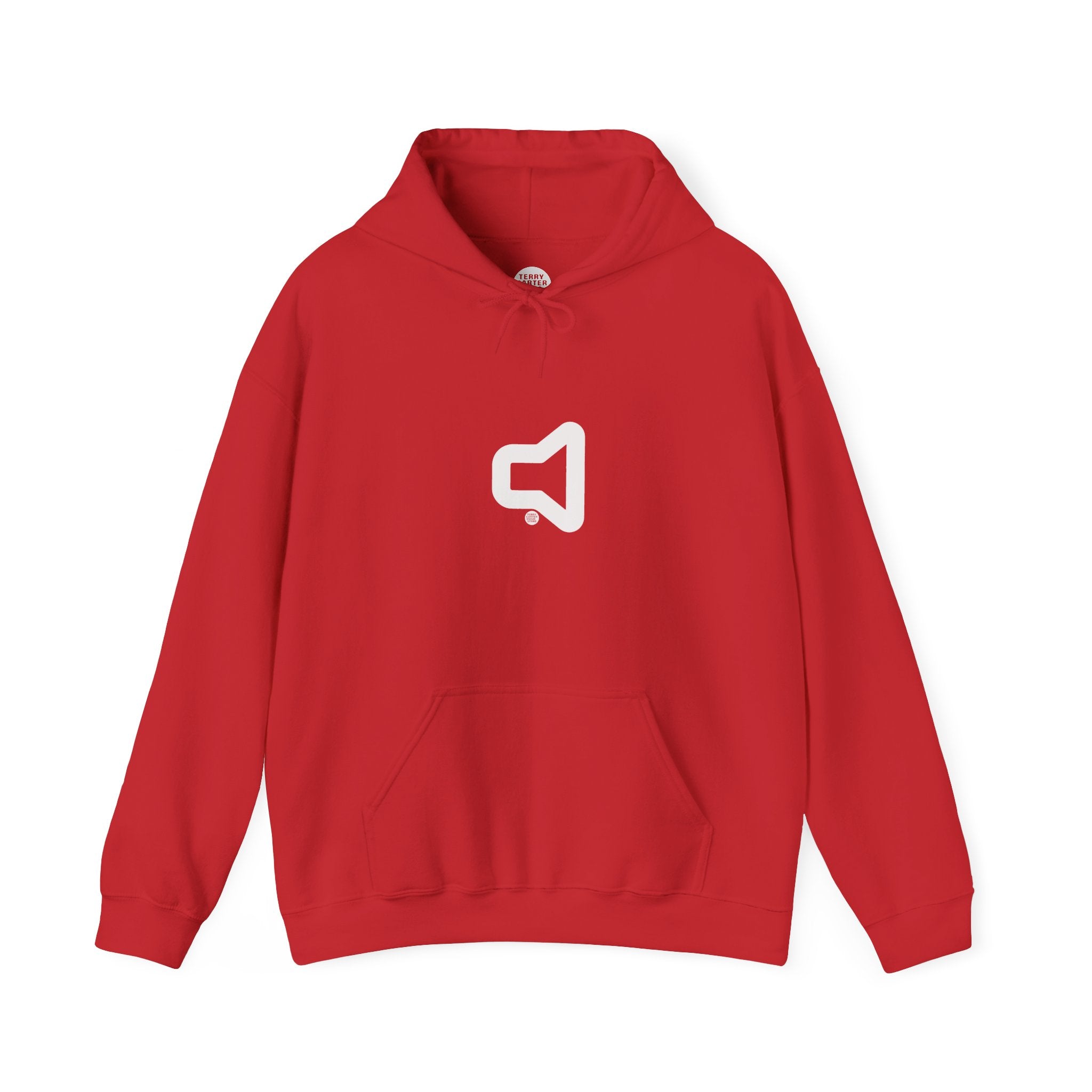 Speaker Icon Hoodie - White Logo