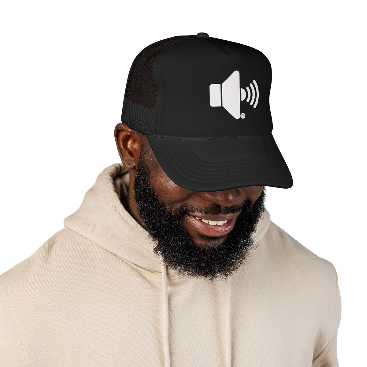 Sound On Speaker Icon Foam Trucker Hat