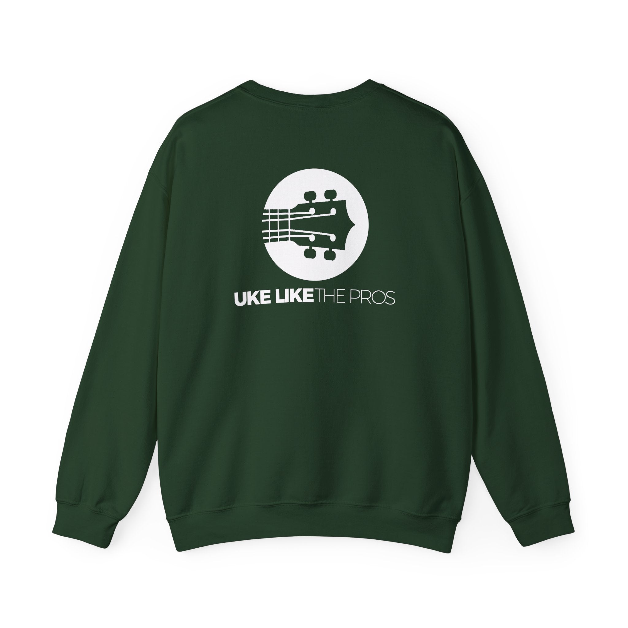 Uke Like The Pros Sweatshirt - White Logo