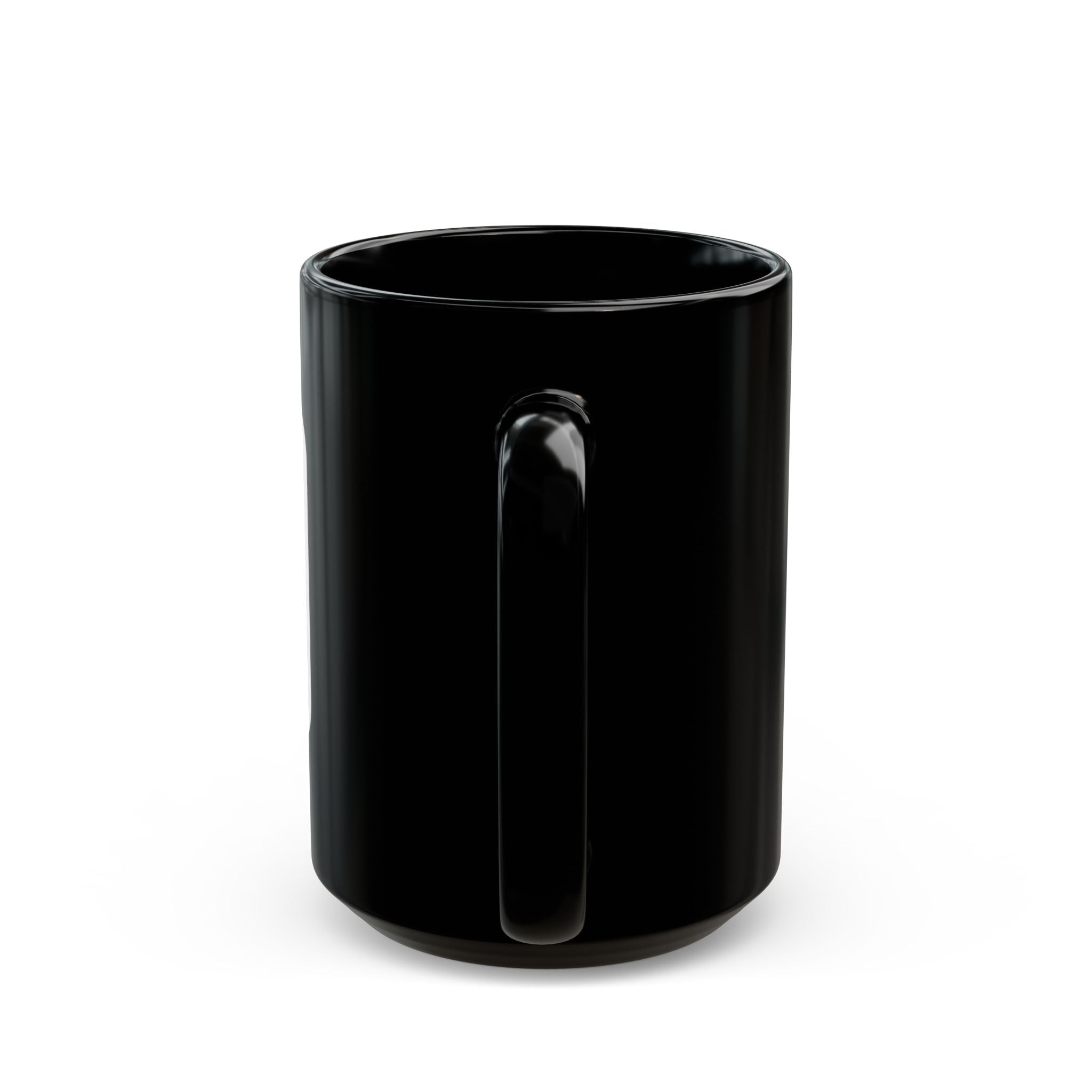 Speaker Icon Black Ceramic Mug - 11oz & 15oz