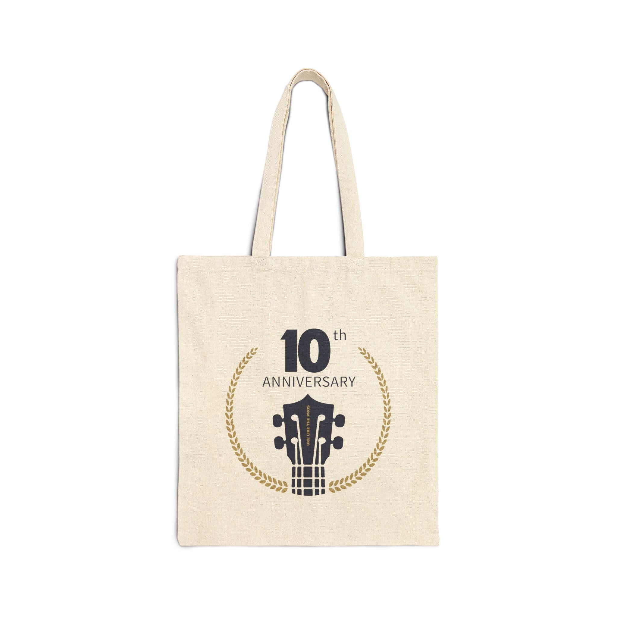 Uke Like The Pros 10th Anniversary Canvas Tote Bag