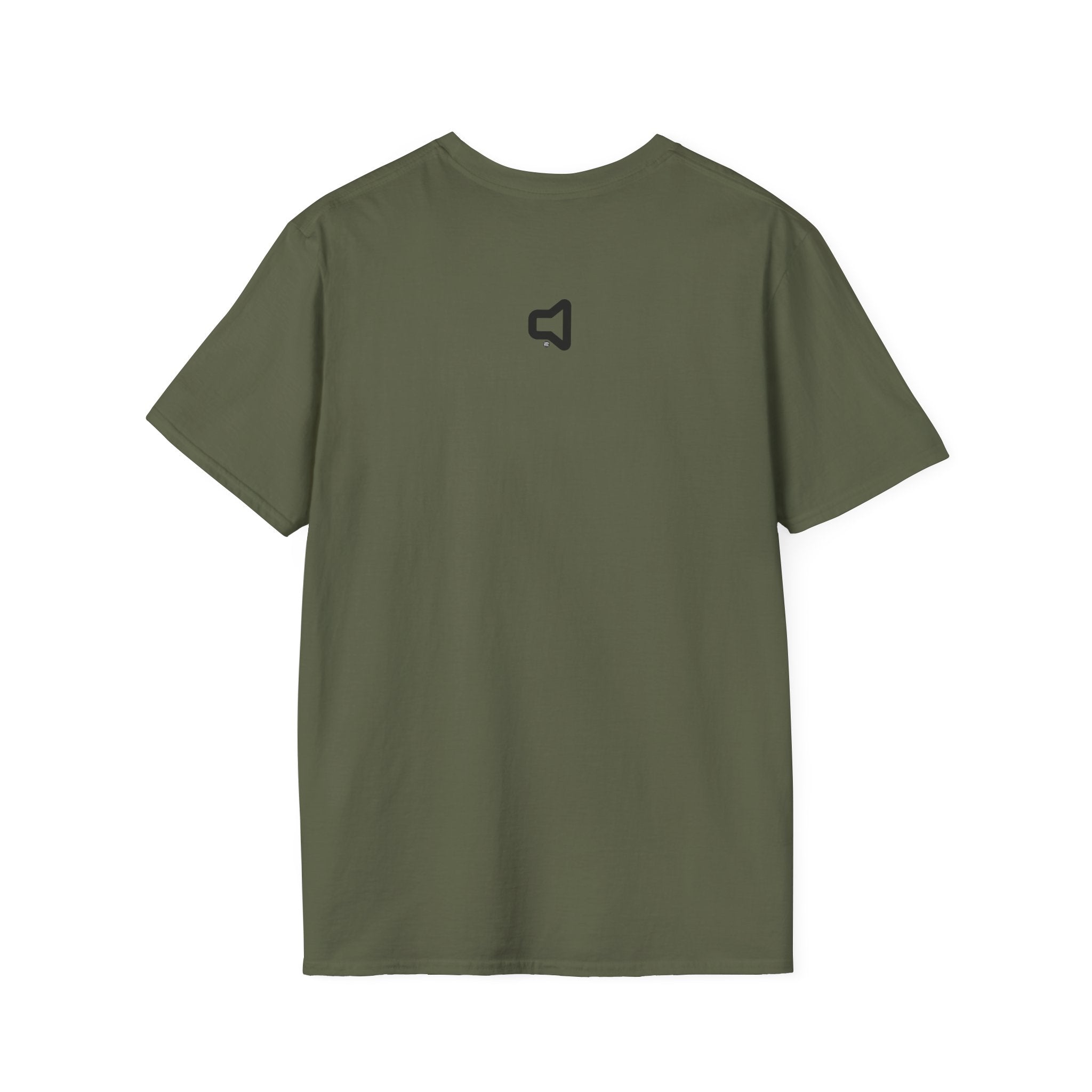 Speaker Icon T‑Shirt - Black Logo