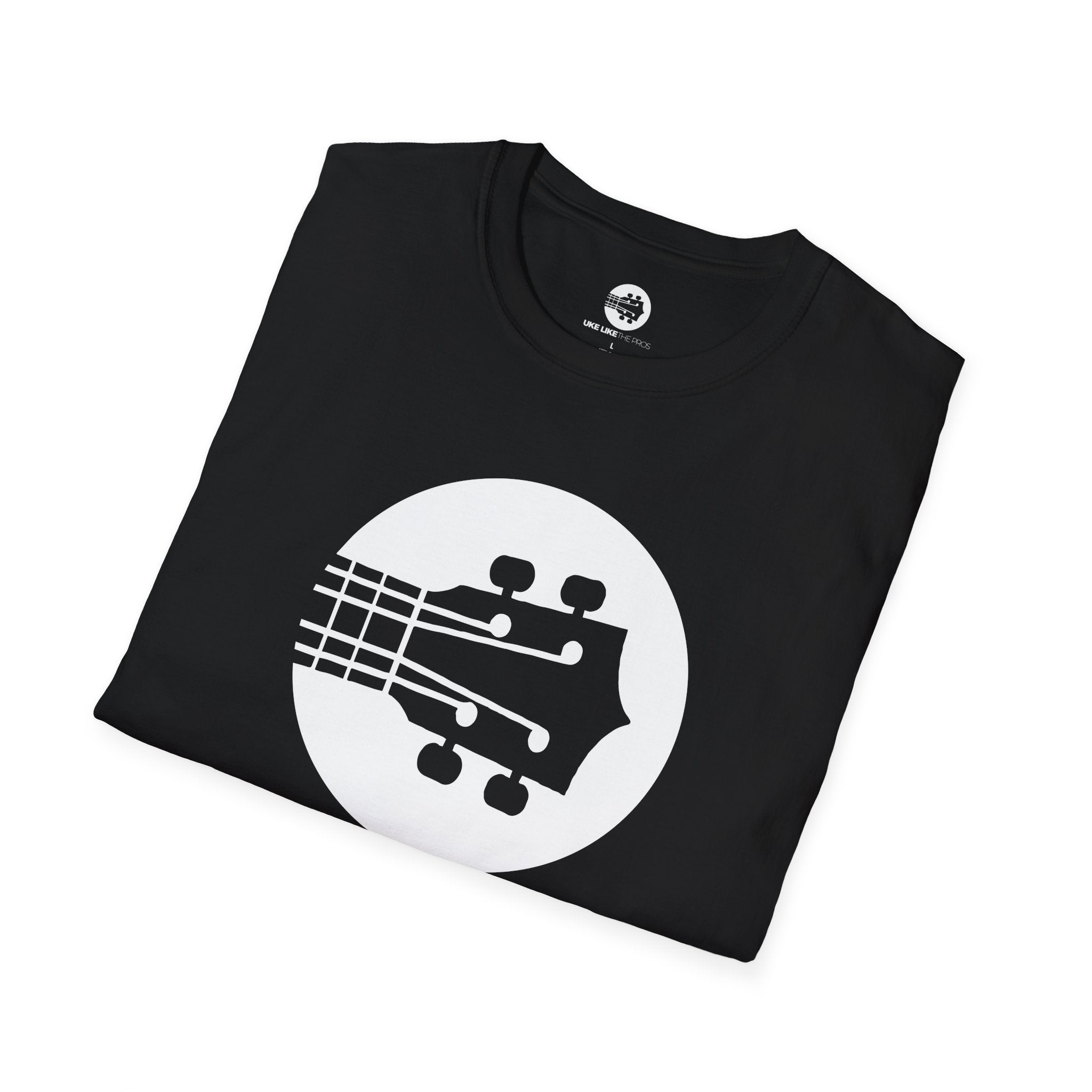 Uke Like The Pros T-Shirt - White Logo