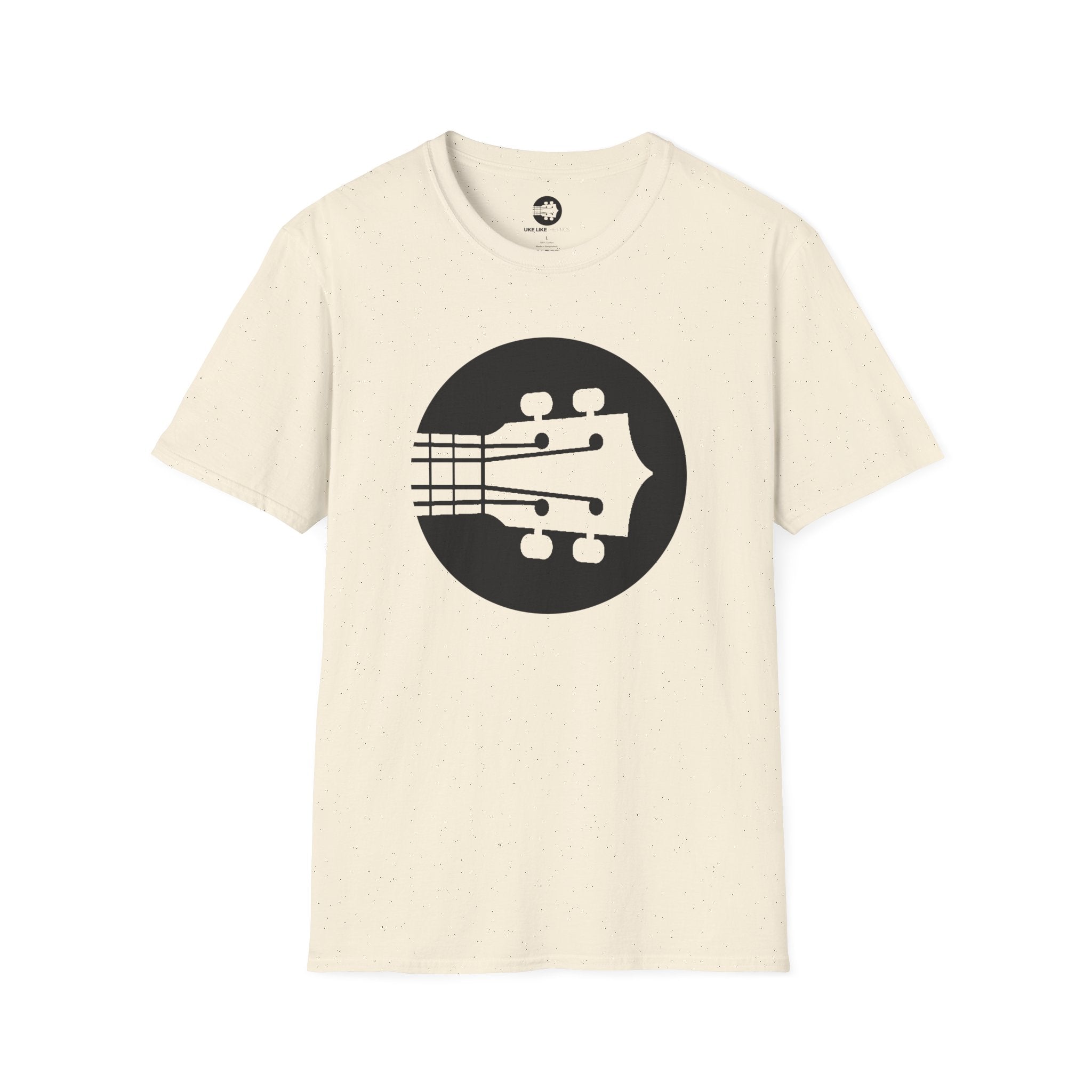 Uke Like The Pros T-Shirt - Black Logo