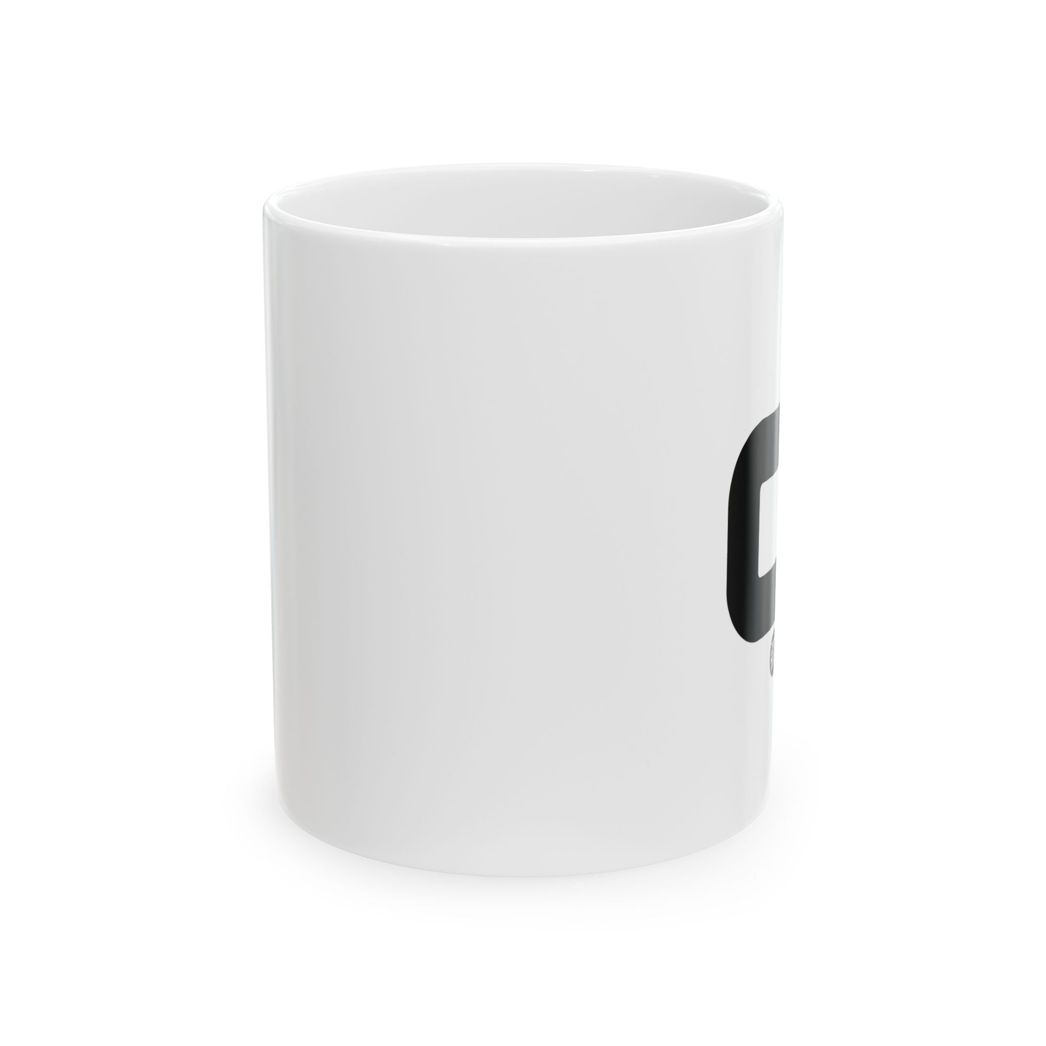 Speaker Icon White Ceramic Mug - 11oz & 15oz