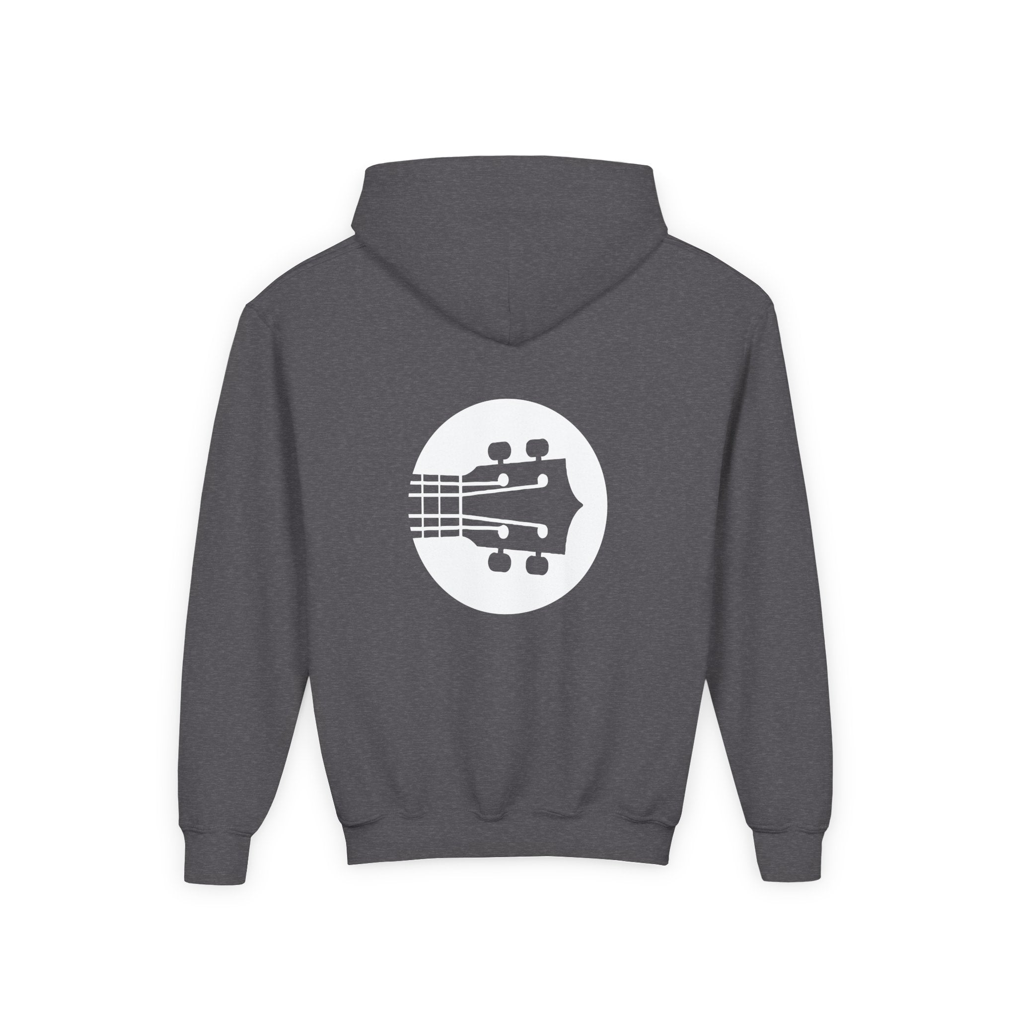 Uke Like The Pros Youth Hoodie - White Logo