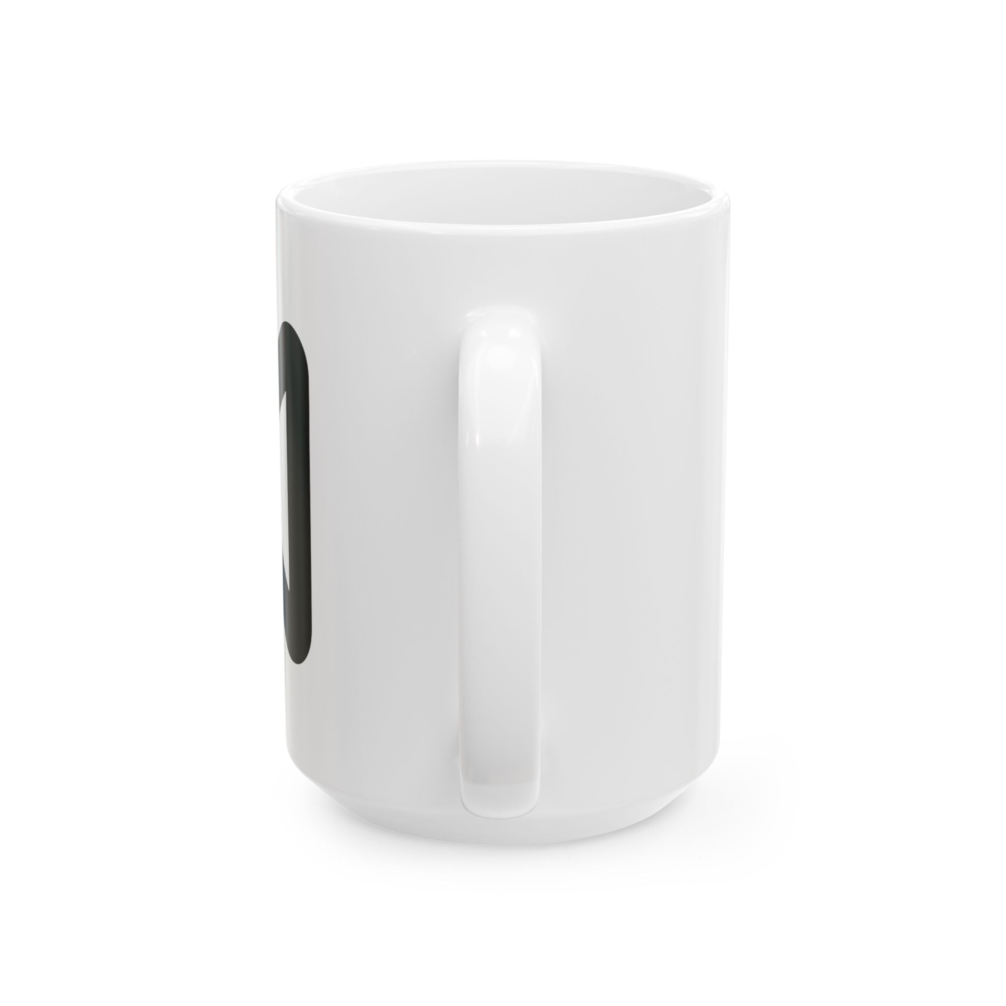 Speaker Icon White Ceramic Mug - 11oz & 15oz