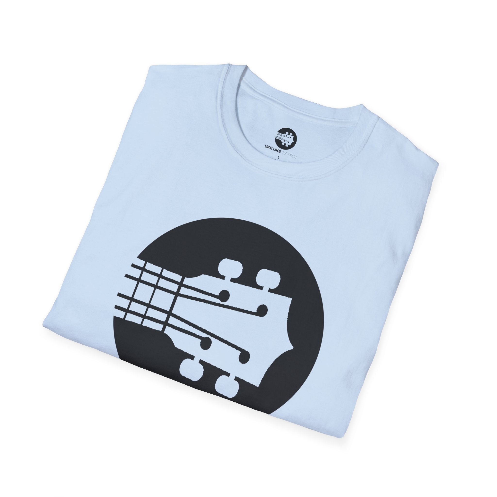 Uke Like The Pros T-Shirt - Black Logo