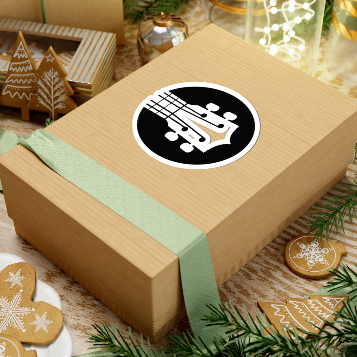 Uke Like The Pros Sticker - Black Logo