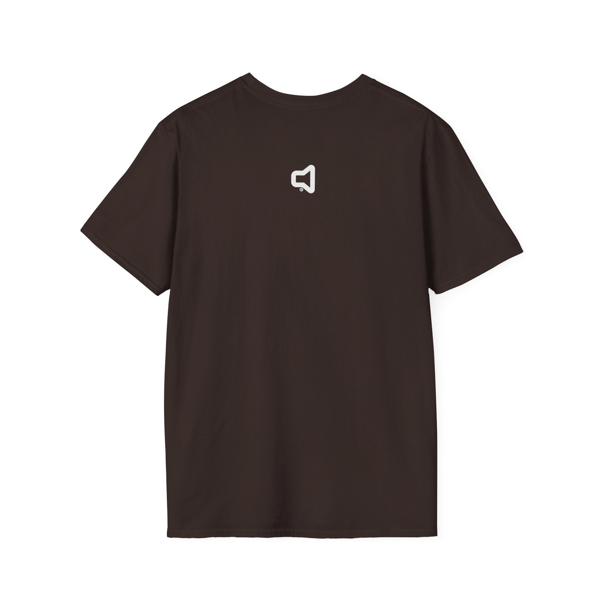Speaker Icon T‑Shirt - White Logo