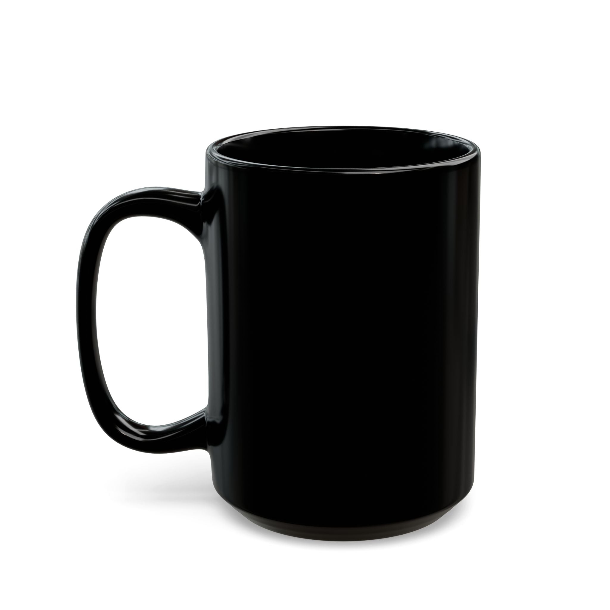 Speaker Icon Black Ceramic Mug - 11oz & 15oz