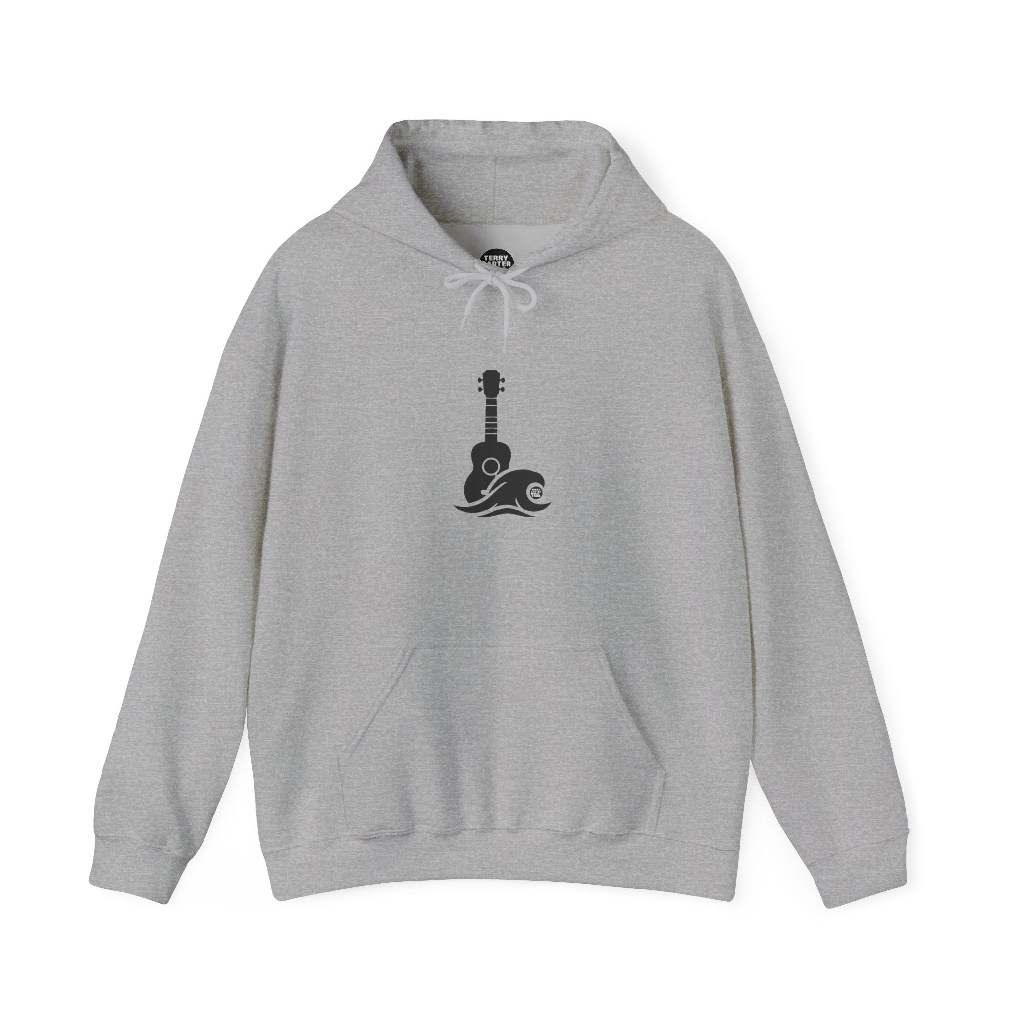 Ukulele Musician Hoodie - White Logo