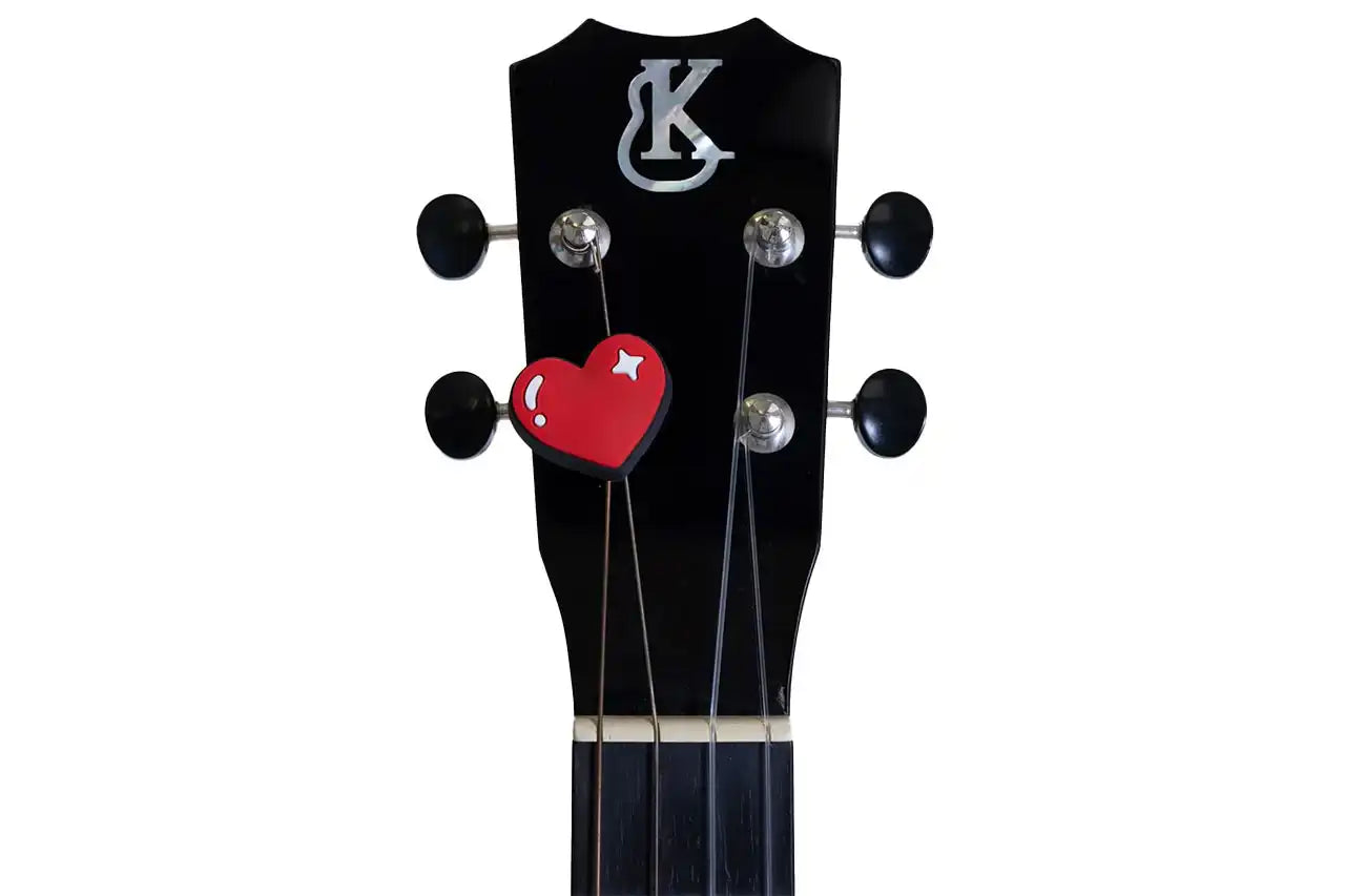 Jam Palz Red Heart Headstock Charm