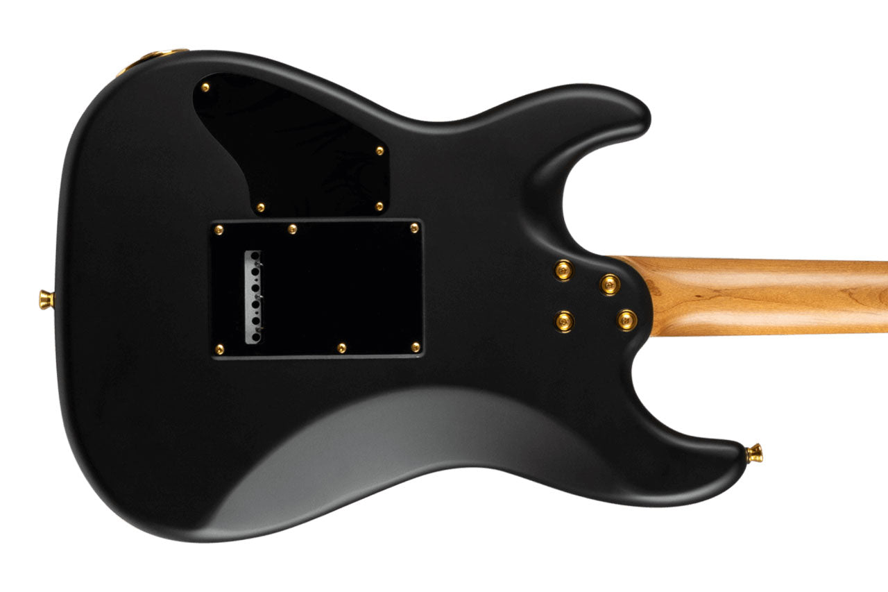 Jet JS-700 MBK Matte Black Stratocaster Electric Guitar