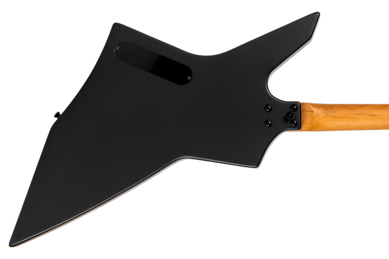 Spira X-400 MBK Satin Black Offset Electric Guitar