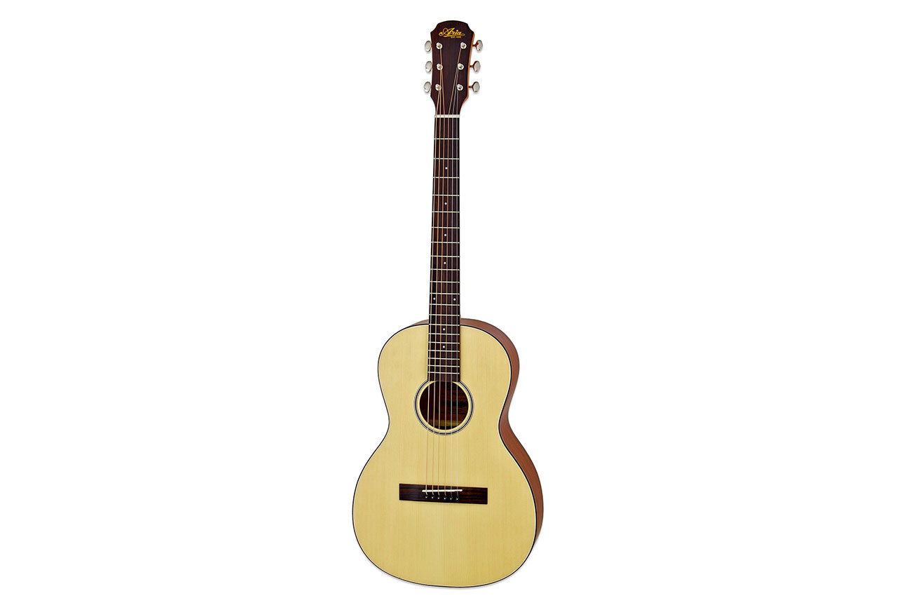 Aria 131-MTN Matte Natural Parlor Guitar