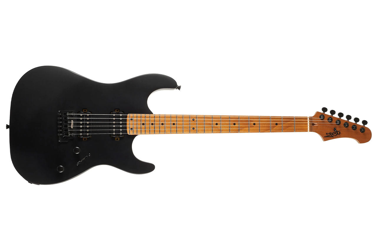 Jet JS-500 MBK Satin Back Stratocaster Electric Guitar