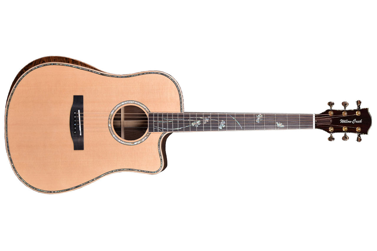 Willow Creek FX-PD9AY Black Ash Pro Guitar